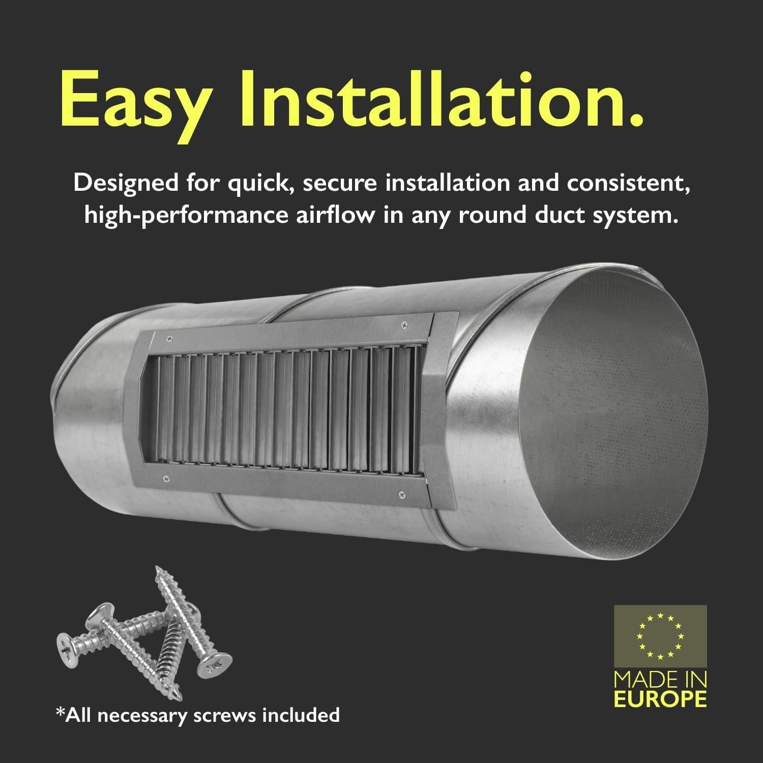 Rejilla de Ventilación Redonda 44.5 cm VezoWork Ajustable