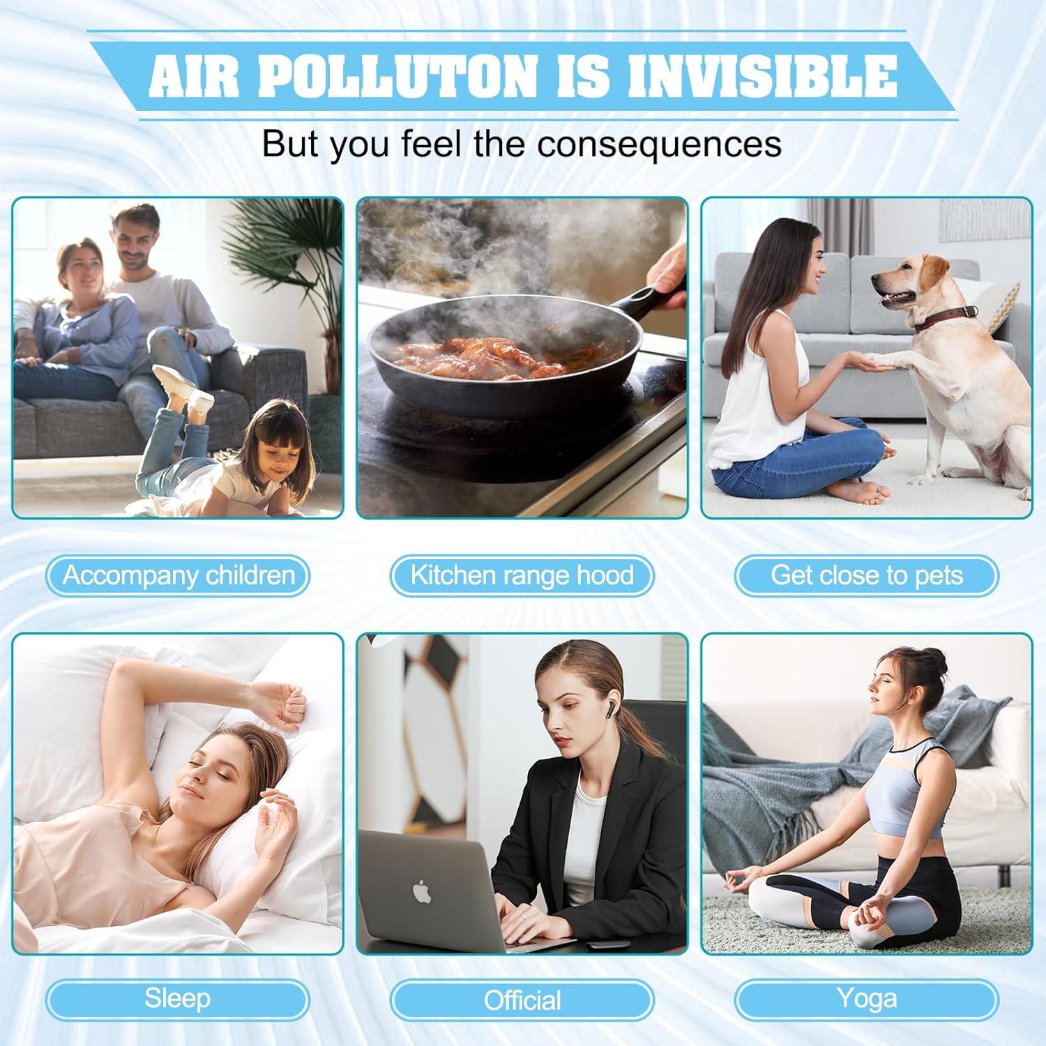 Filtro de Aire QCYZTL MERV 13 20.32x20.32x2.54 cm Paquete de 6