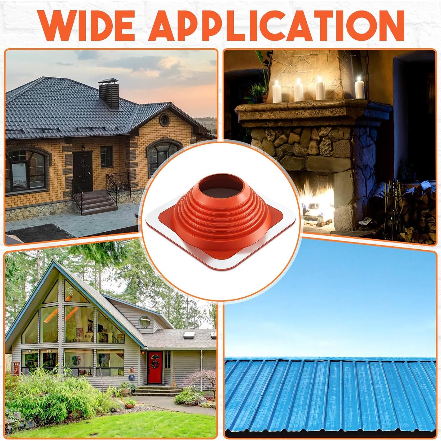 Kit de Bota de Techo de Silicona Yaocom 2 Pcs Alta Temperatura