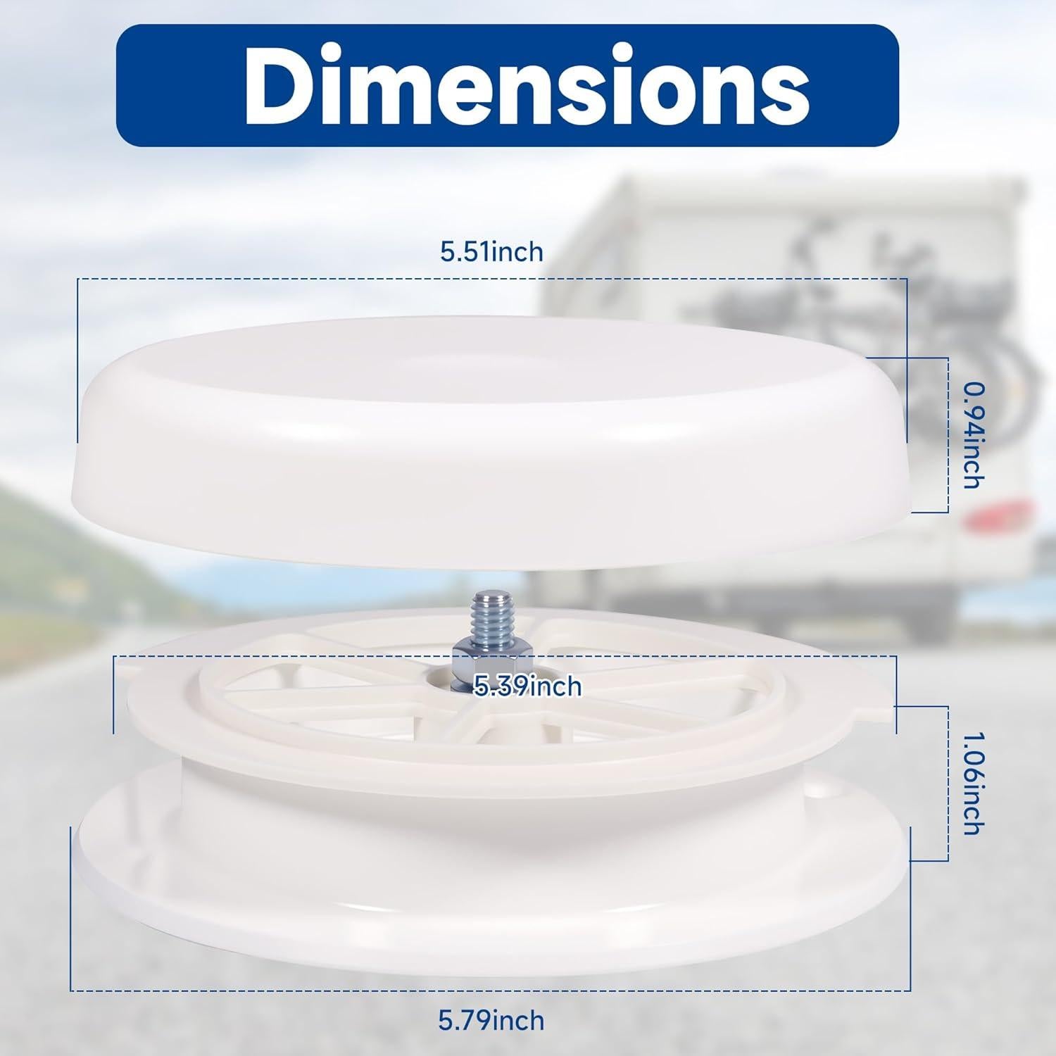 Ventilación de Techo Hongo UnrulySoul 14.6cm para RV