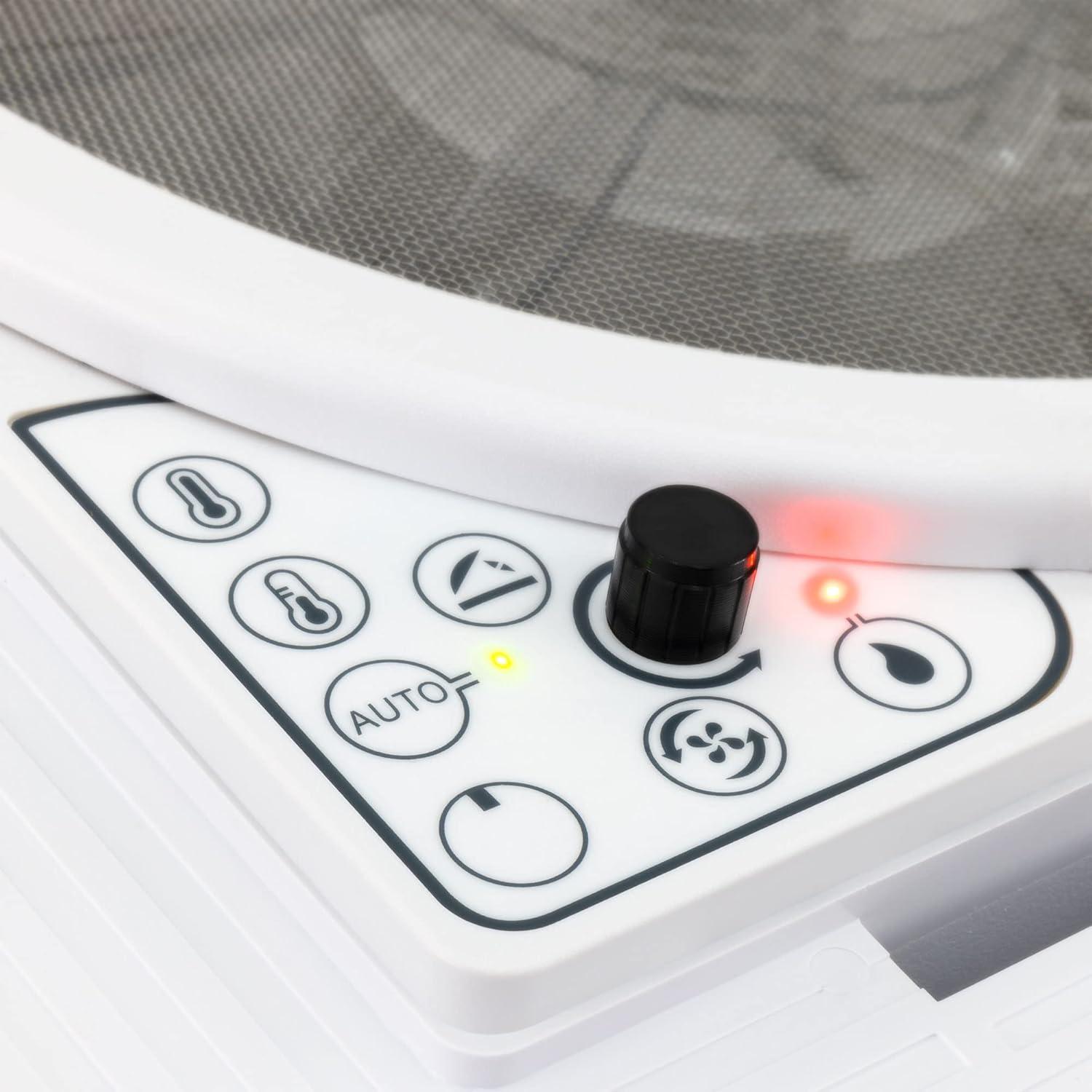 Ventilador de Techo RecPro Vento Deluxe 12V 10 Velocidades Blanco