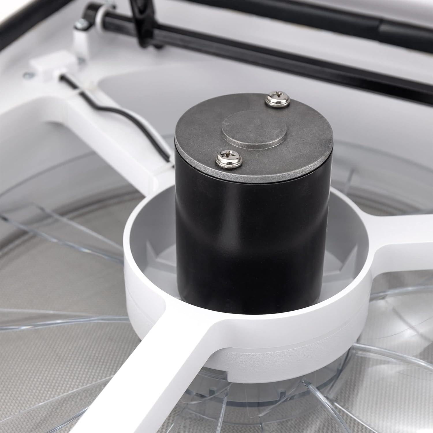 Ventilador de Techo RecPro Vento Deluxe 12V 10 Velocidades Blanco