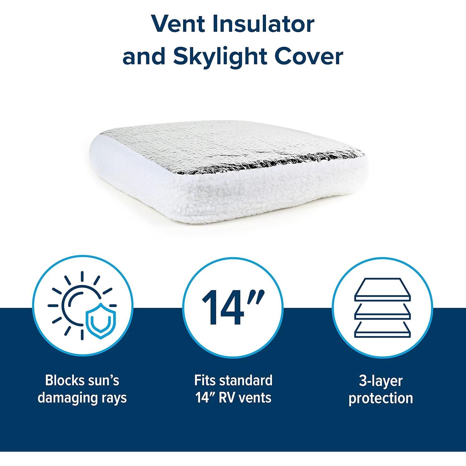 Aislante de Ventilación Camco 35.56 cm x 35.56 cm - 3 Capas