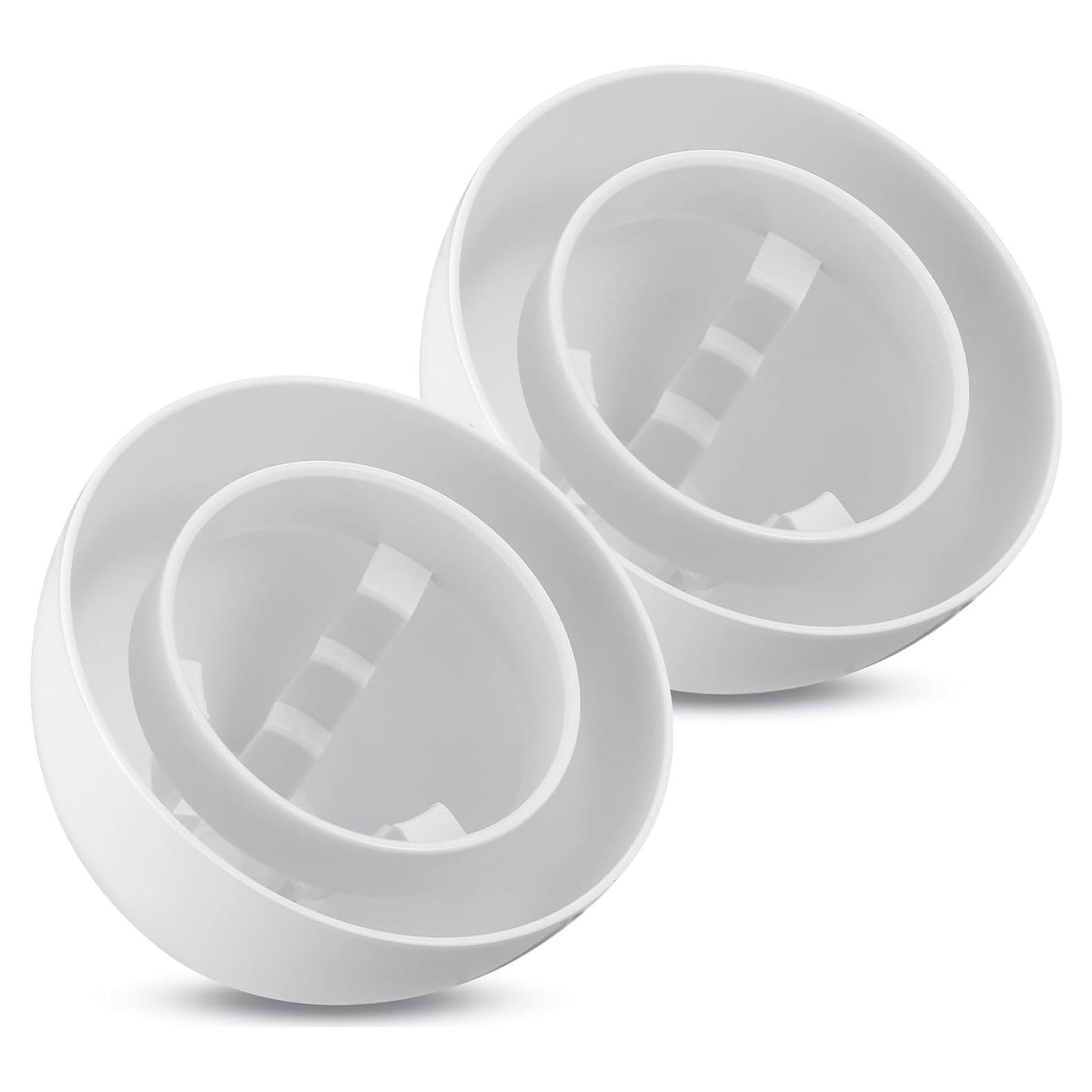 2 Tapas de Ventilación de Chimenea PVC 1.5" 2" 3" Blanco