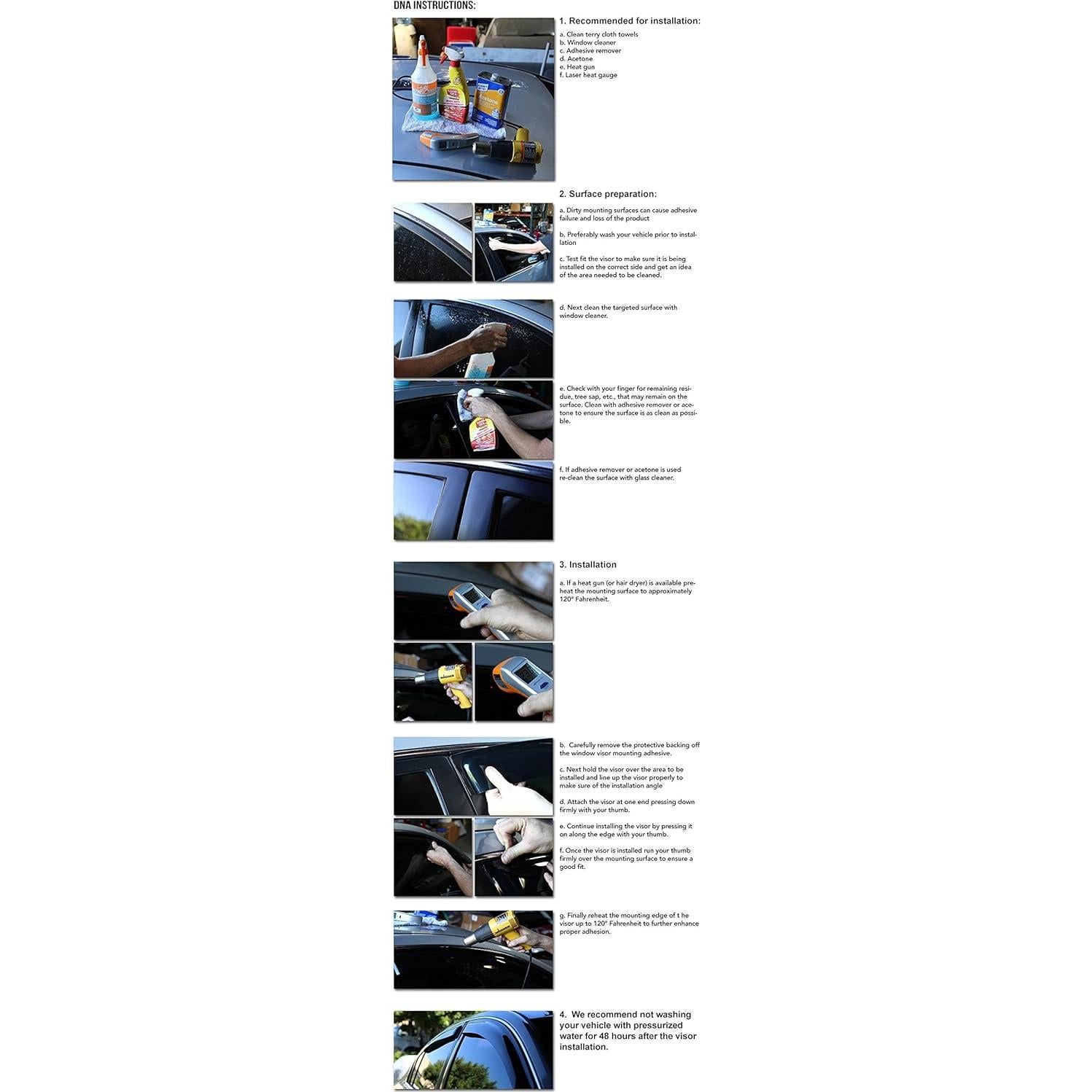 Deflector de Ventana Auto Dynasty Techo Solar 97 cm Ahumado