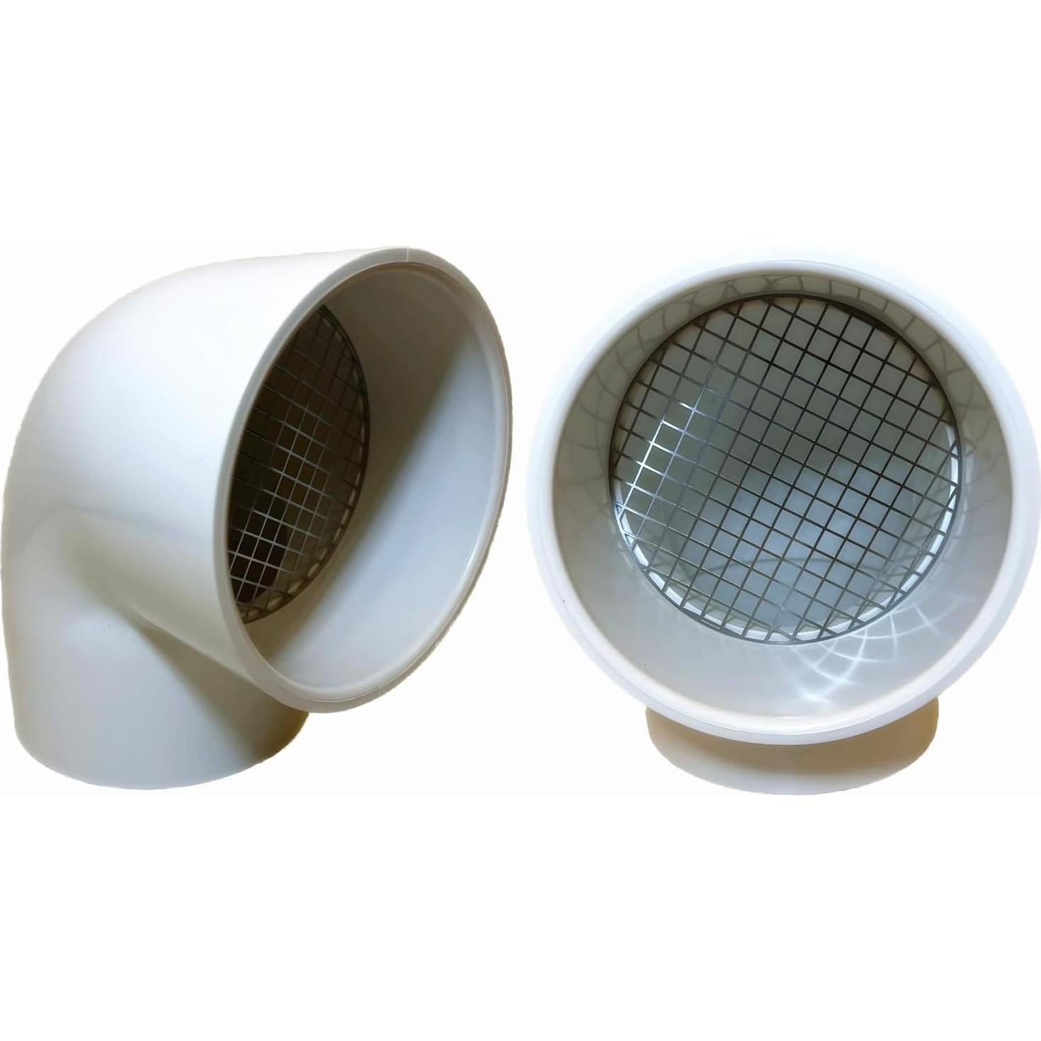 Tapa de Ventilación de PVC 90 Grados para 5.08 cm