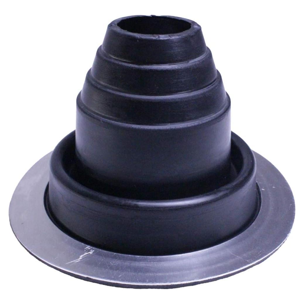 Teja Flexible Redonda Flashers #2 Negro EPDM para Techo 4.4-8.3 cm