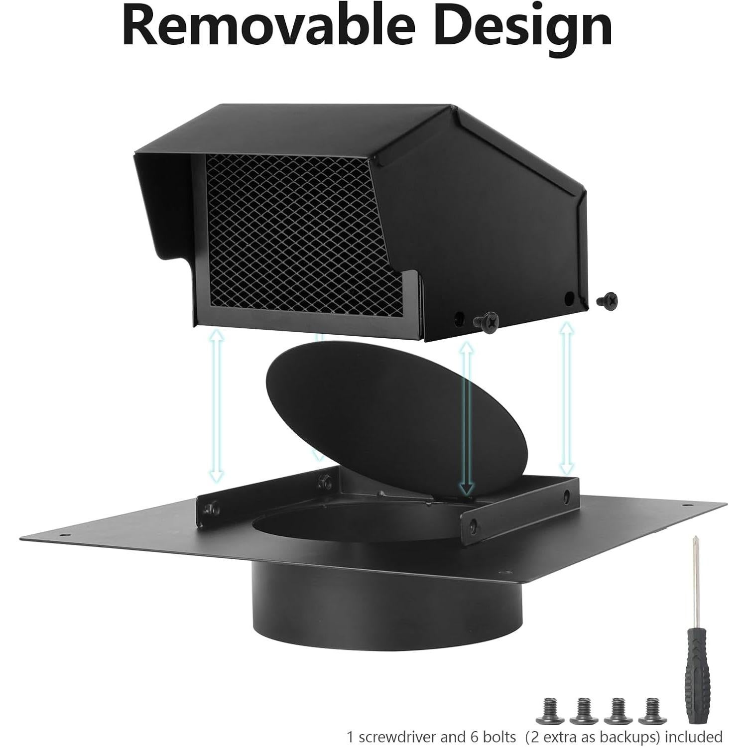 Tapa de Ventilación de Techo WiseWater 15 cm Acero Inoxidable