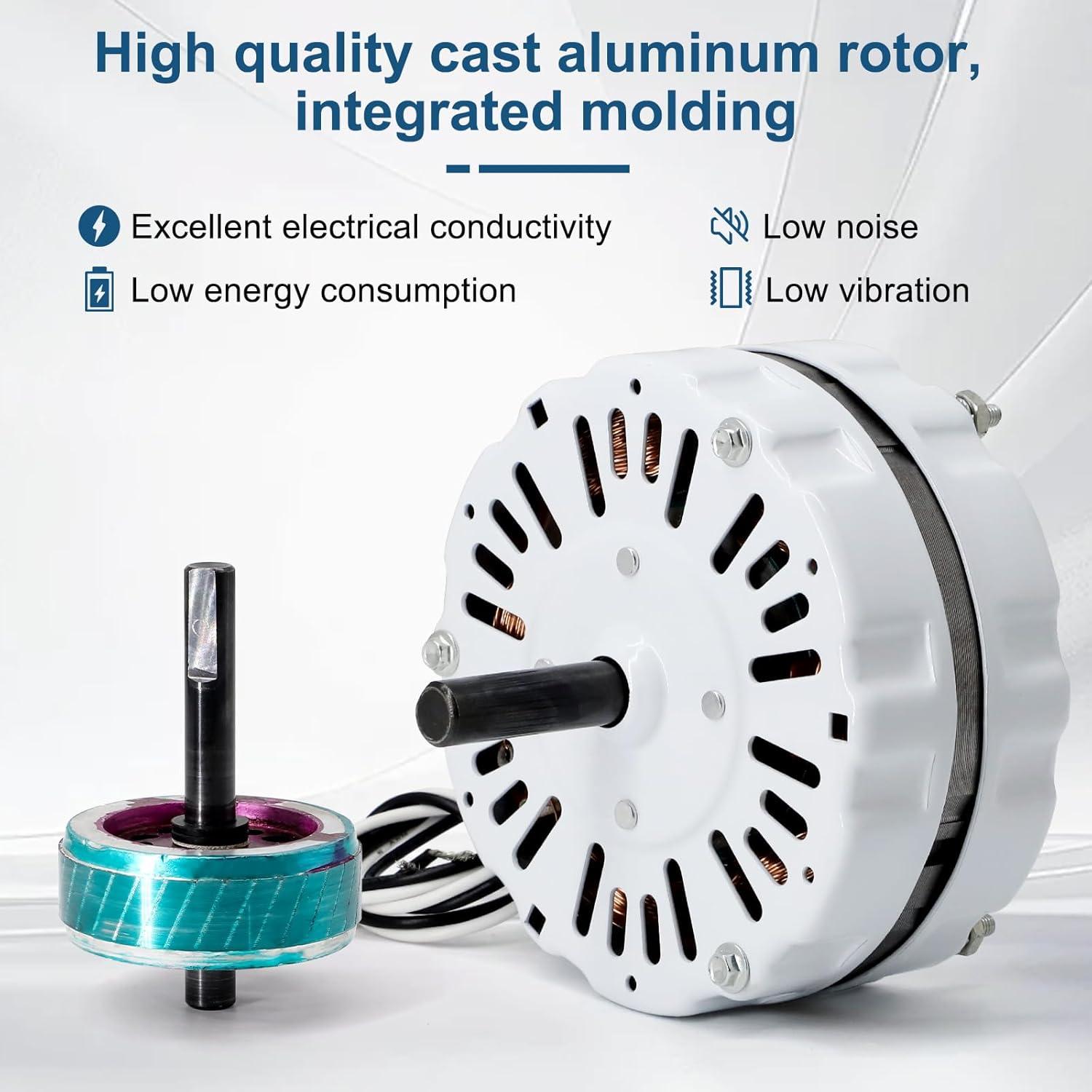 Motor de Ventilador de Techo Criditpid F0510B2497 1100RPM Blanco