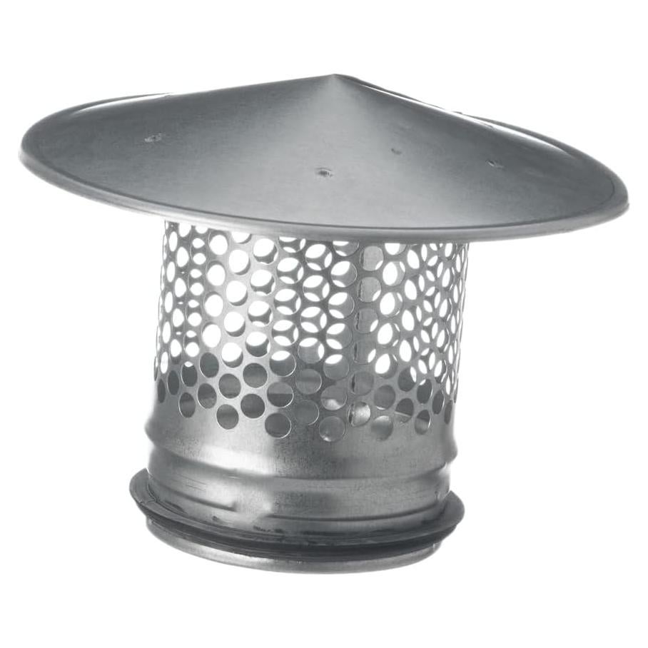 Tapa de Ventilación de Techo Redonda 100mm Europlast Acero Galvanizado