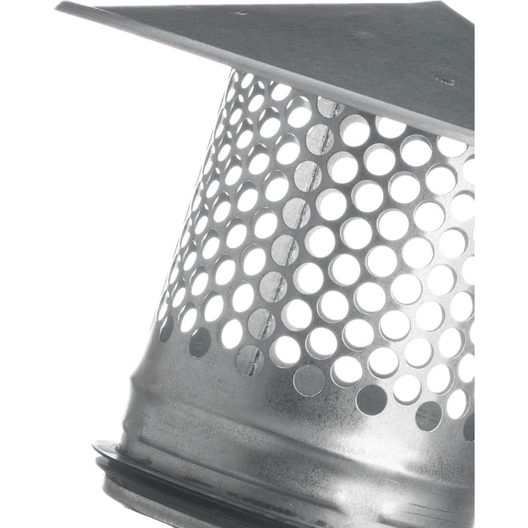 Tapa de Ventilación de Techo Redonda 100mm Europlast Acero Galvanizado