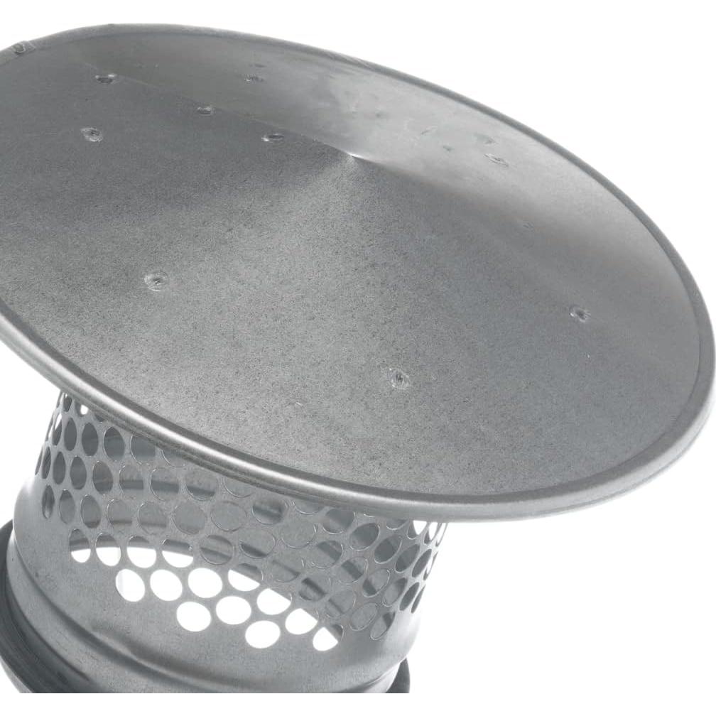 Tapa de Ventilación de Techo Redonda 100mm Europlast Acero Galvanizado