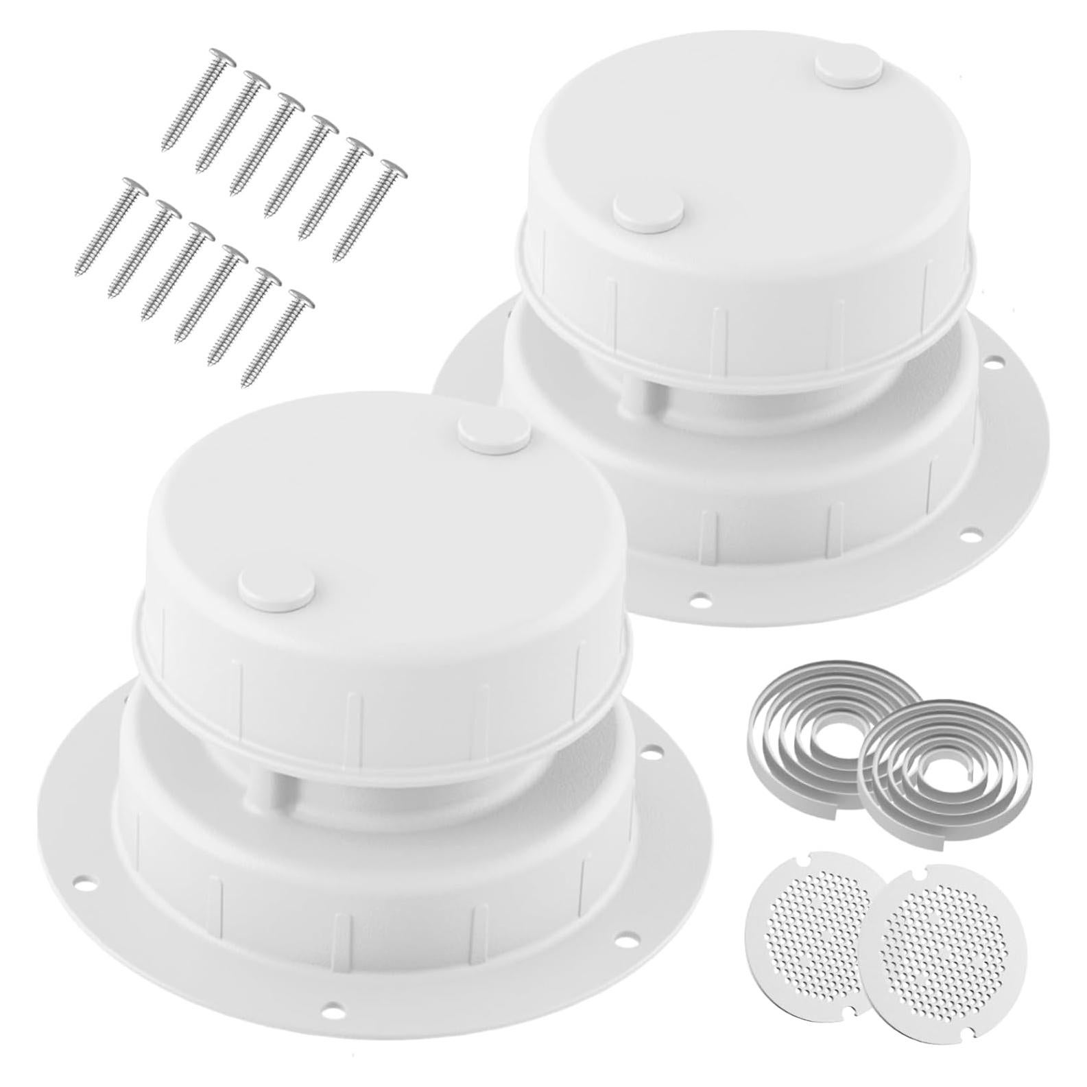 Capucha de Ventilación de Aluminio WanDwel para RV - 2 Paquetes