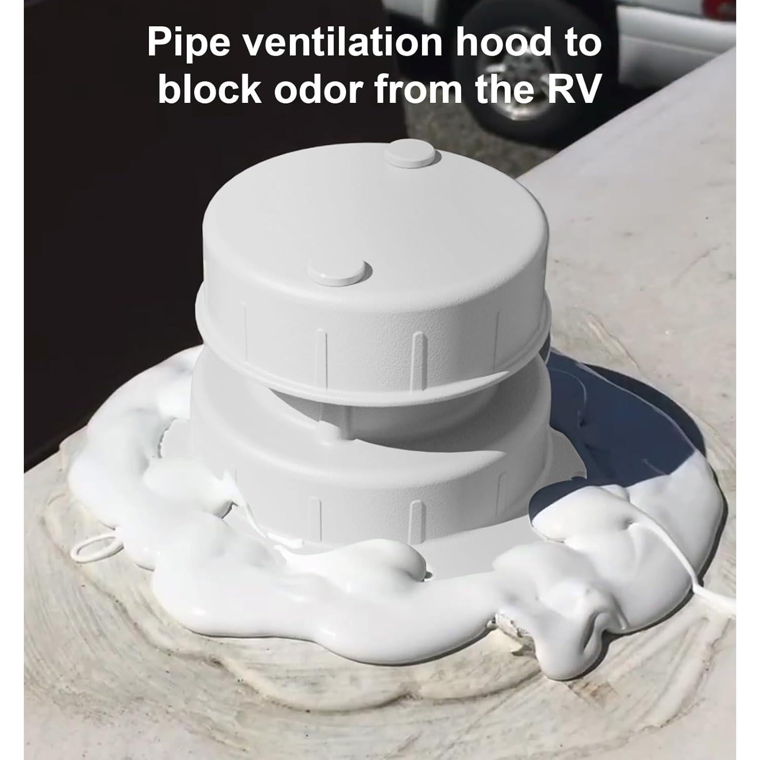 Capucha de Ventilación de Aluminio WanDwel para RV - 2 Paquetes