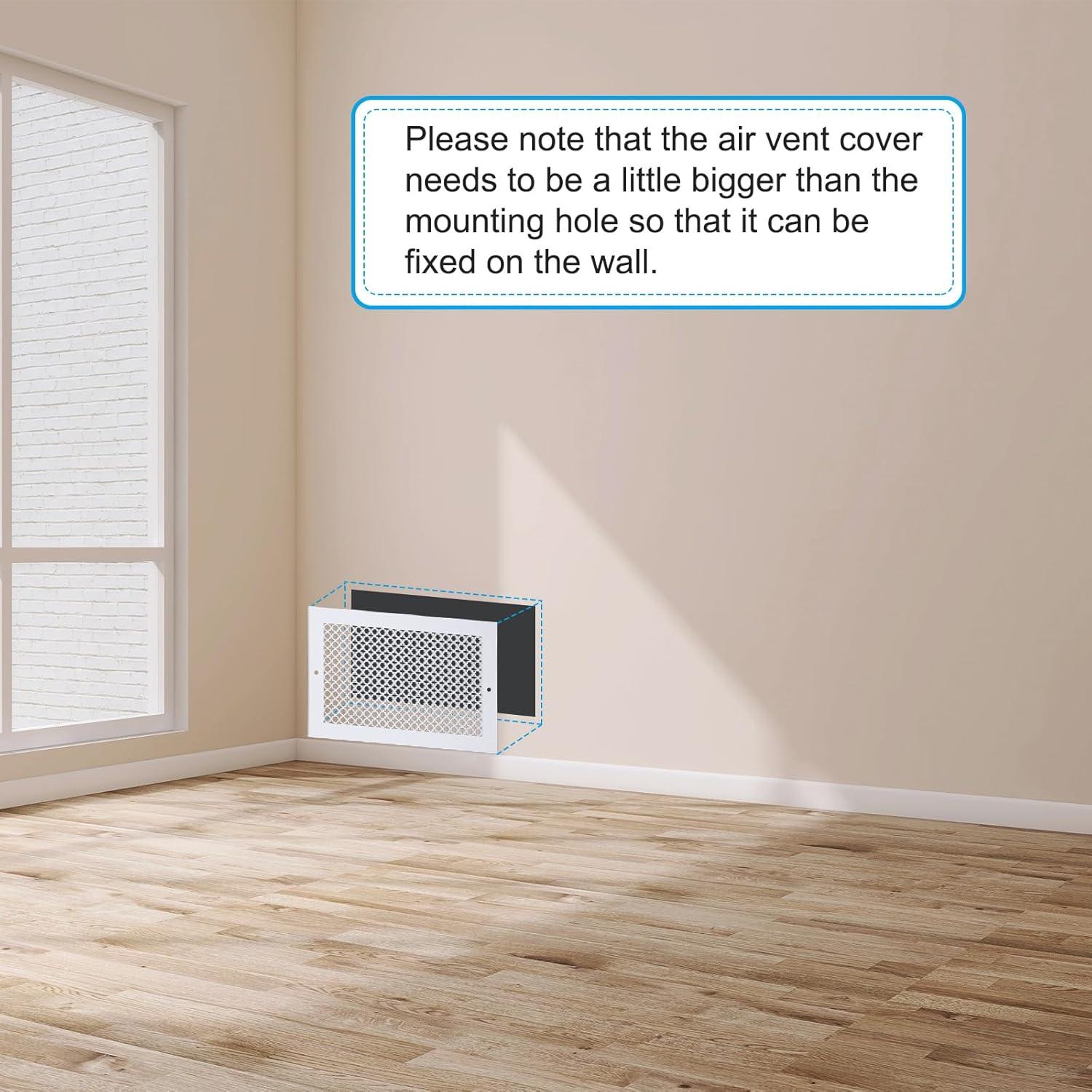 Cubierta de Ventilación PATIKIL 241x140mm Acrílico Blanco