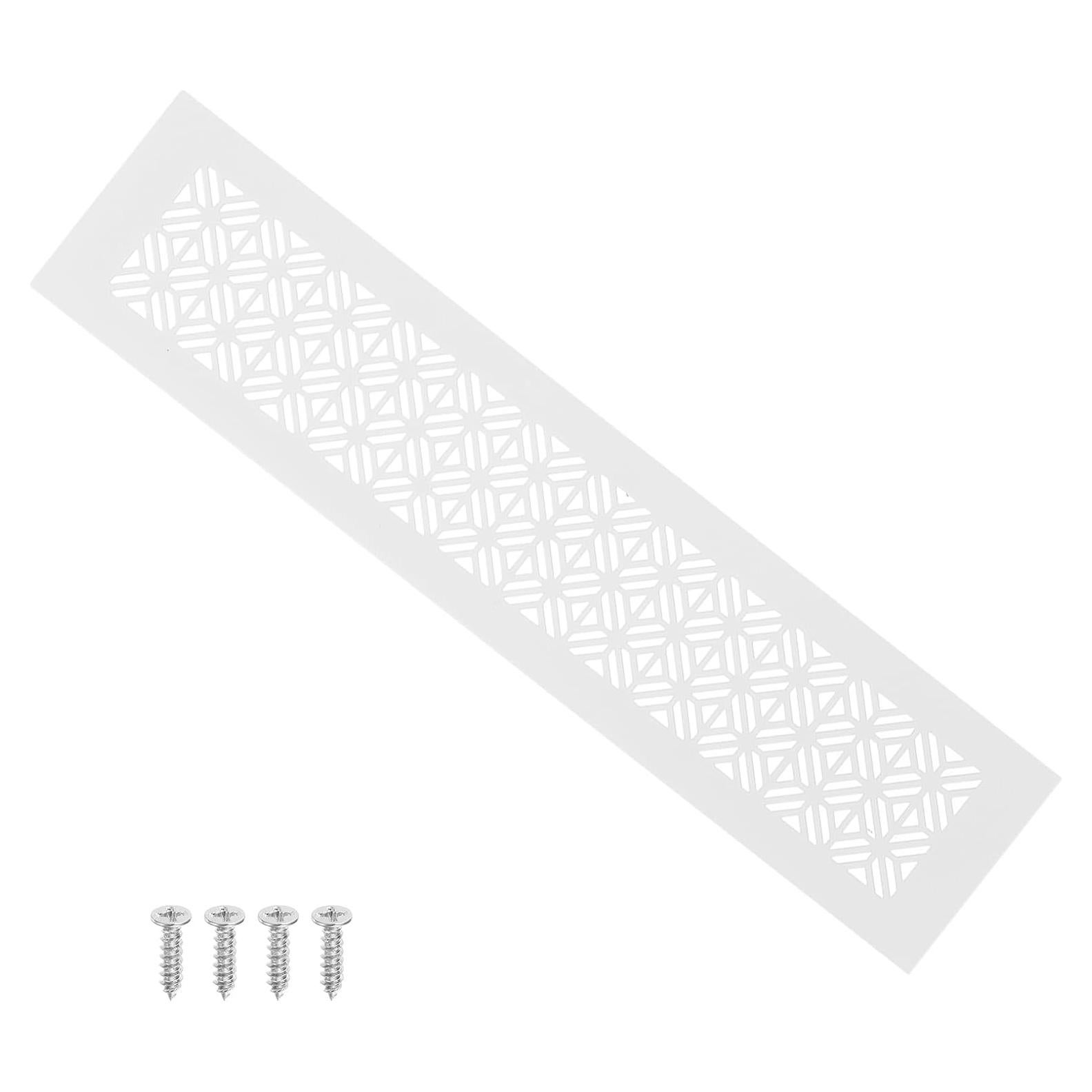 Cubierta de Ventilación PATIKIL 35.56 x 7.62 cm Blanca Aluminio