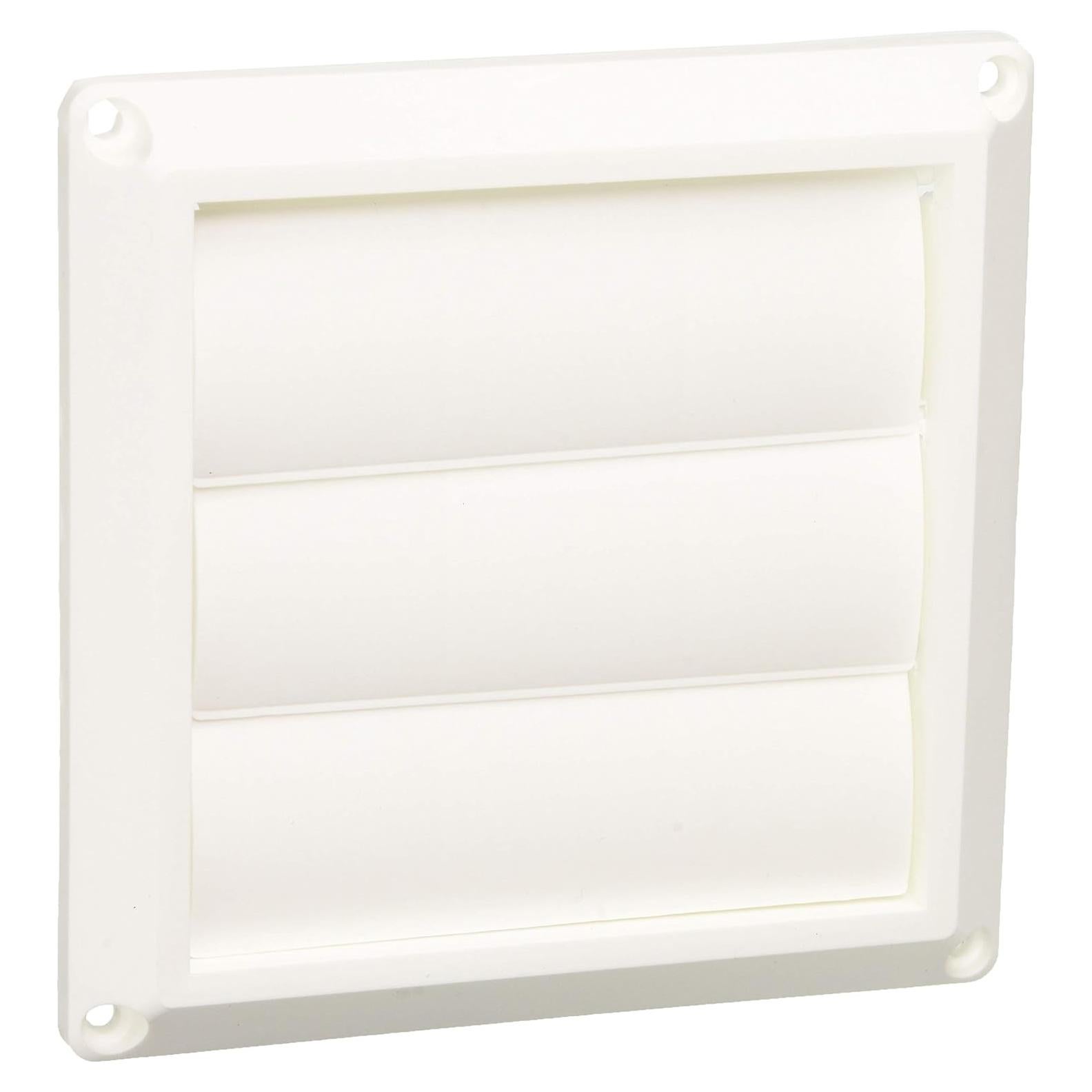 Ventilación de Plástico Blanco Lambro 1475W 10 cm con Persiana