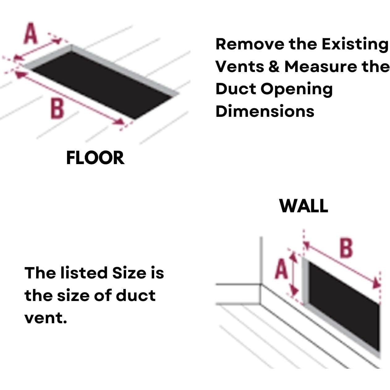 Registro de Piso 4x12 Bronce Metálico Sierra Gates - Ventilación