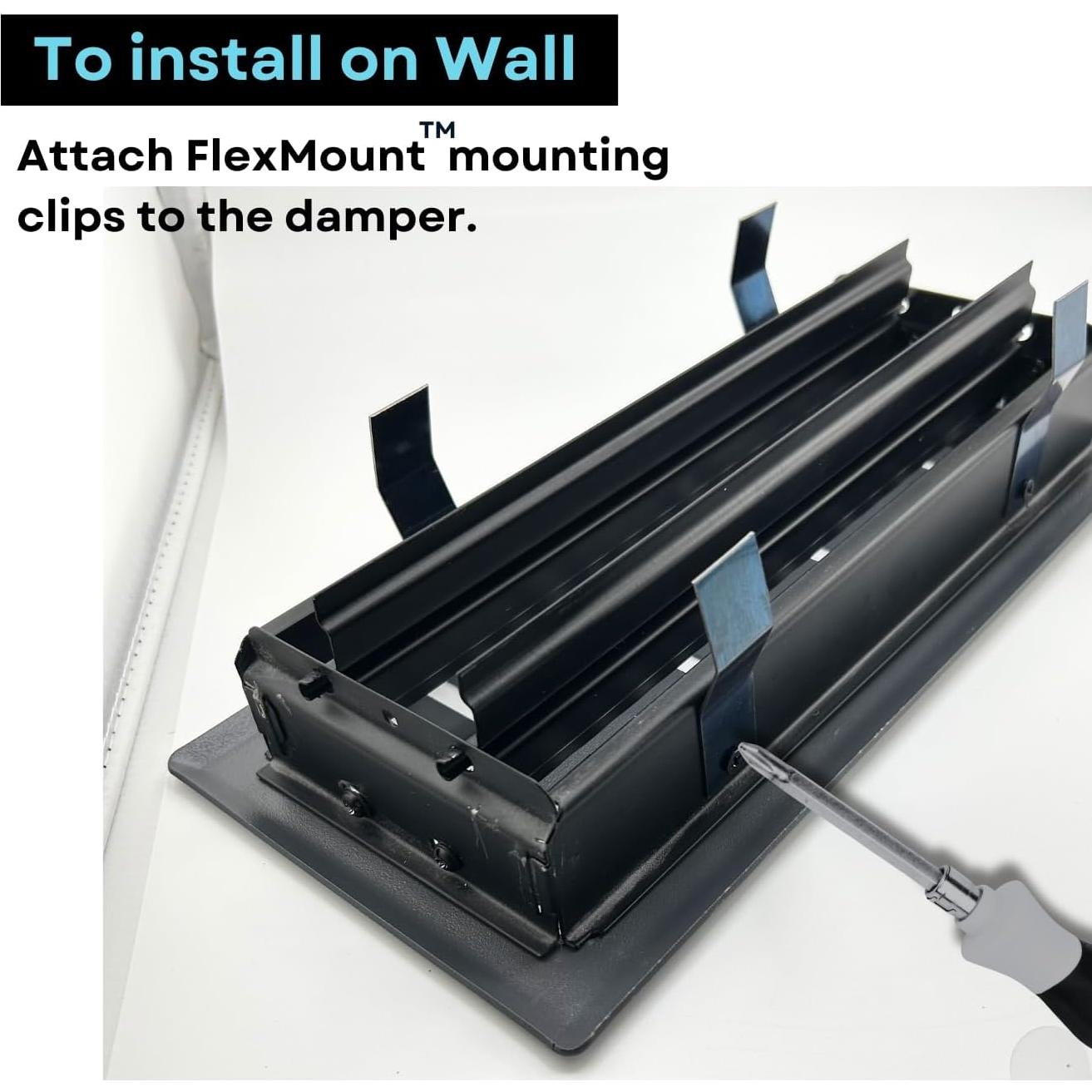 Registro de Piso 4x12 Bronce Metálico Sierra Gates - Ventilación