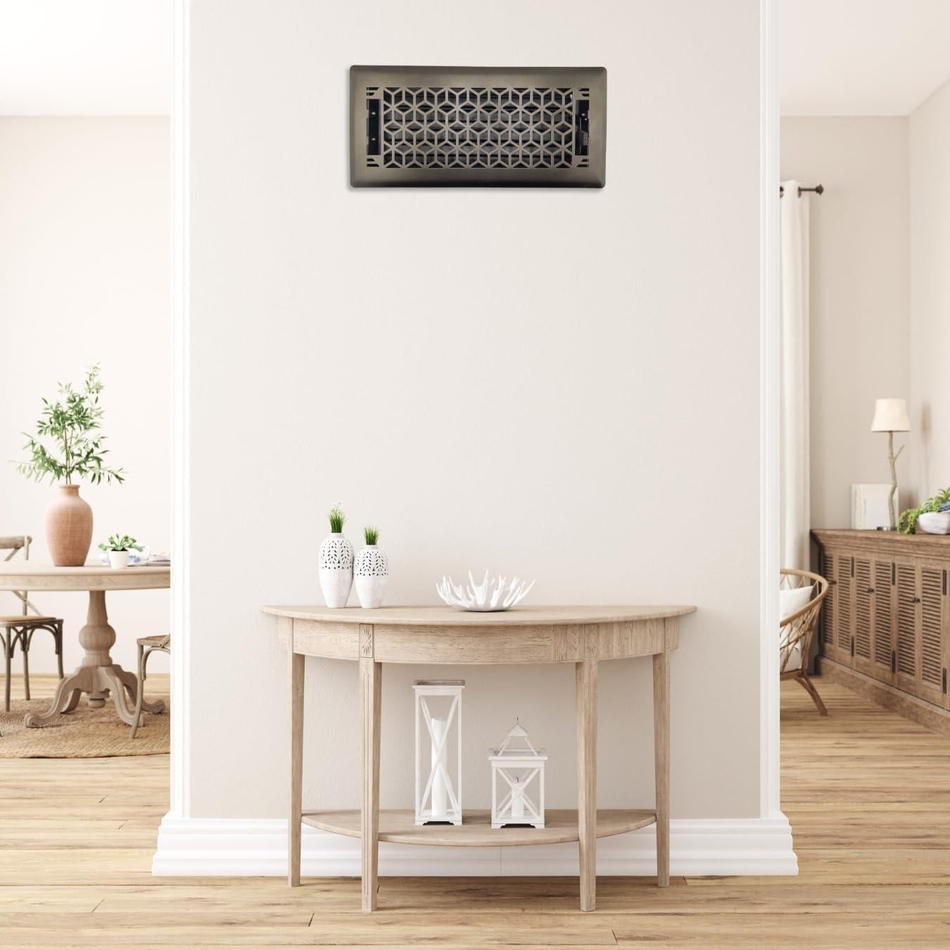 Registro de Piso 4x12 Bronce Metálico Sierra Gates - Ventilación