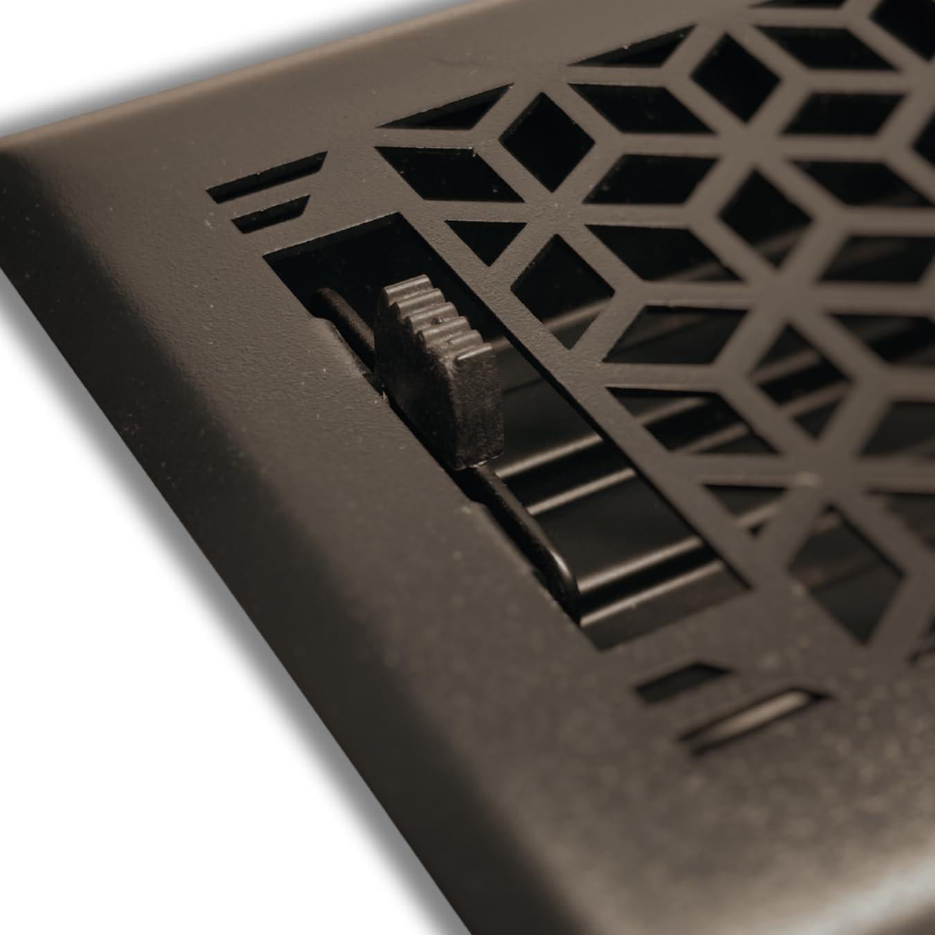 Registro de Piso 4x12 Bronce Metálico Sierra Gates - Ventilación