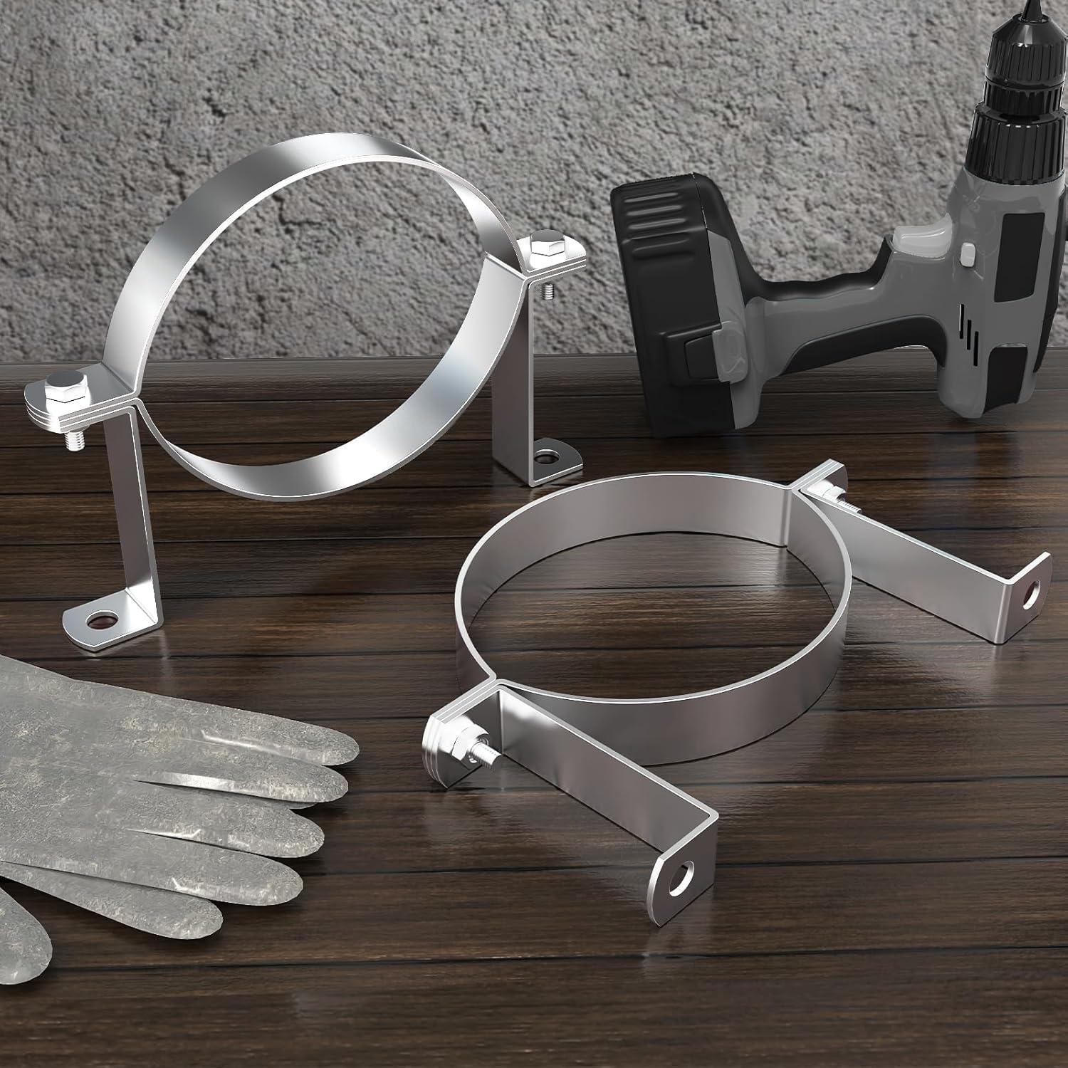 Correa de Pared de Ventilación B Fengone 6 Pulgadas 4 Pcs