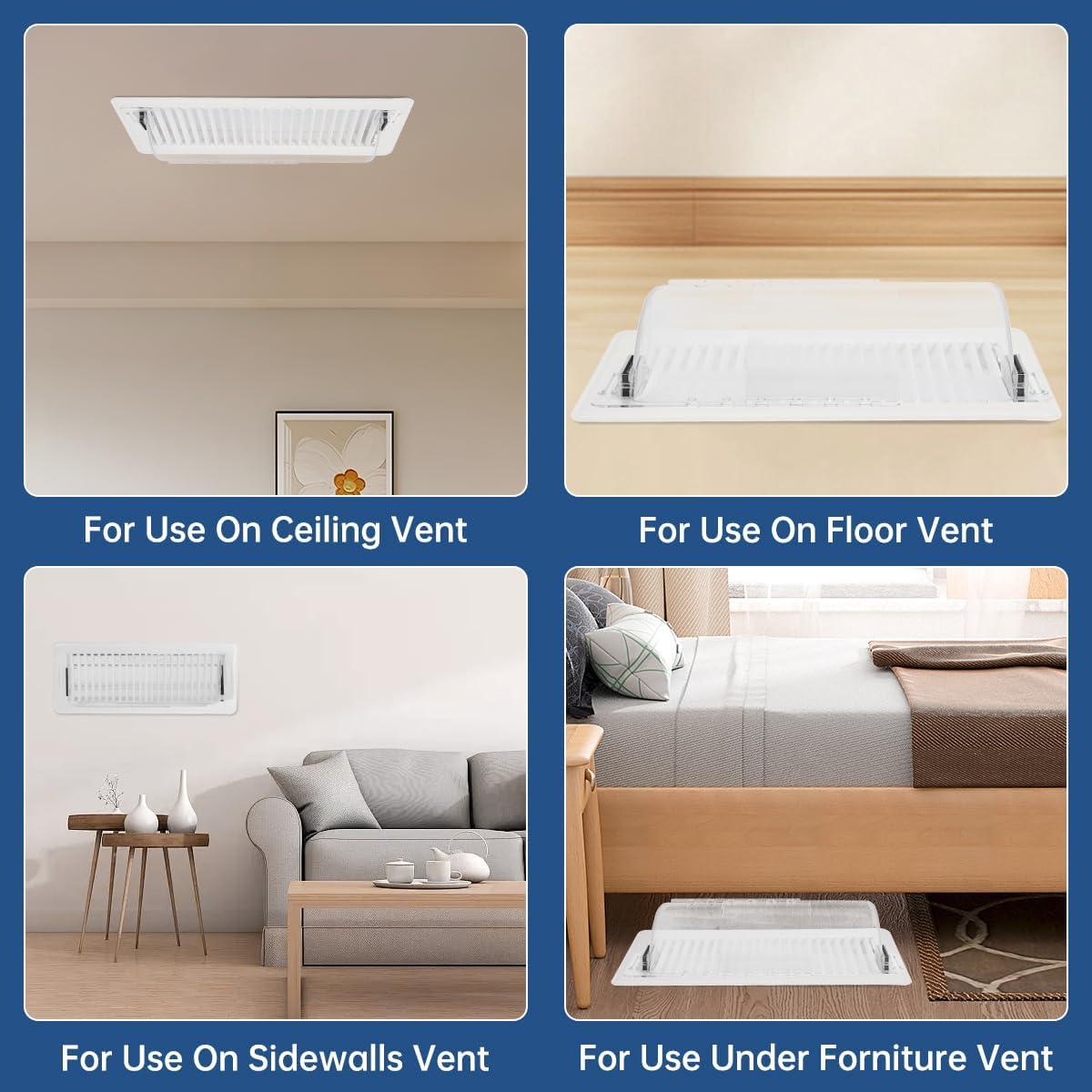 Deflector de Ventilación de Aire CH24Globall 6 Paquetes 21.6-39.4 cm