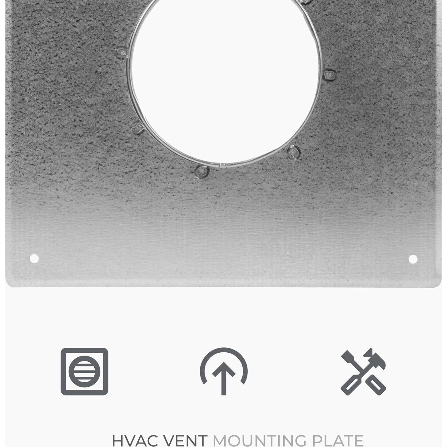 Brida de Conector de Conducto HVAC OV 4" Acero Galvanizado