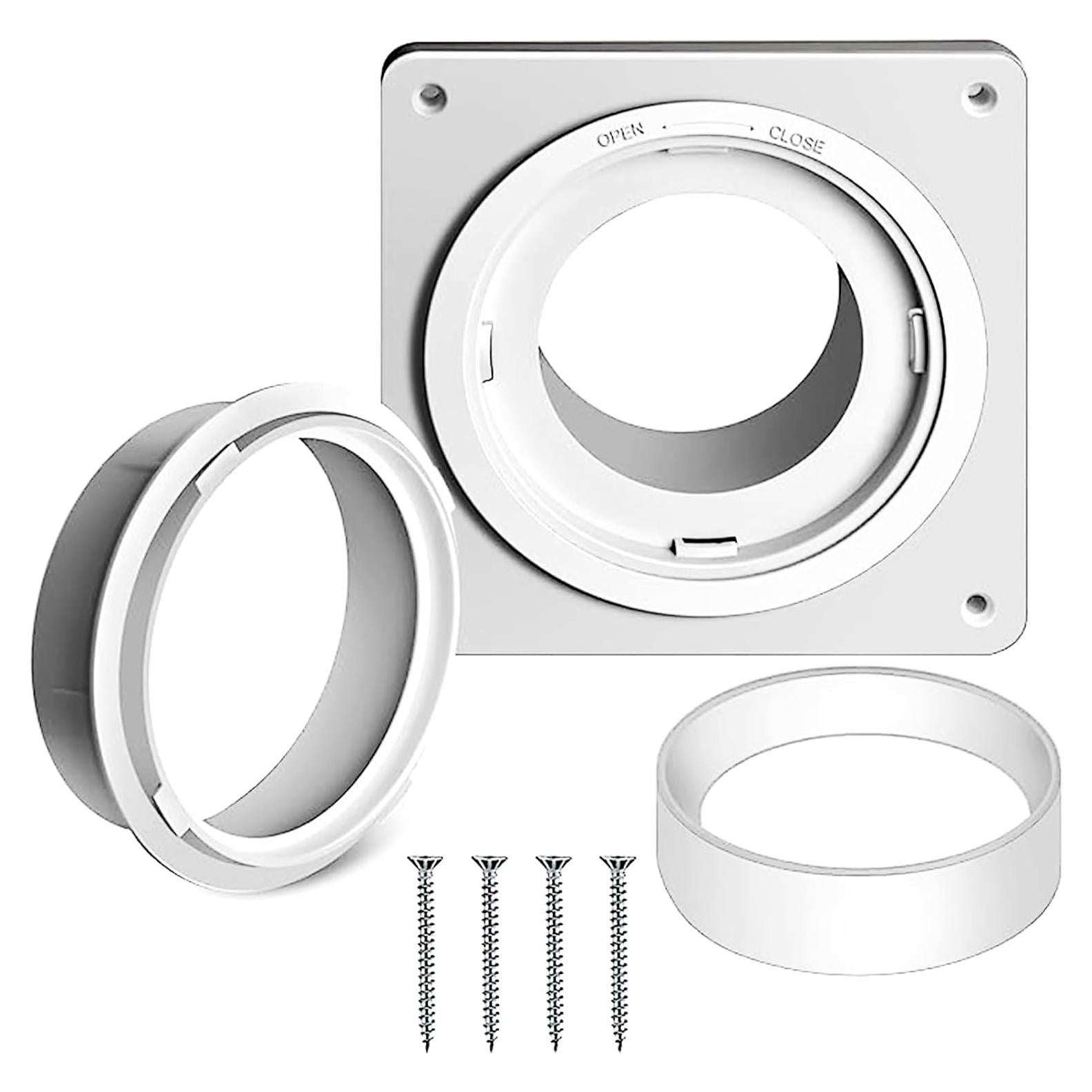 Placa de Ventilación para Secadora ELEMONY 7x7 cm Conector Rápido