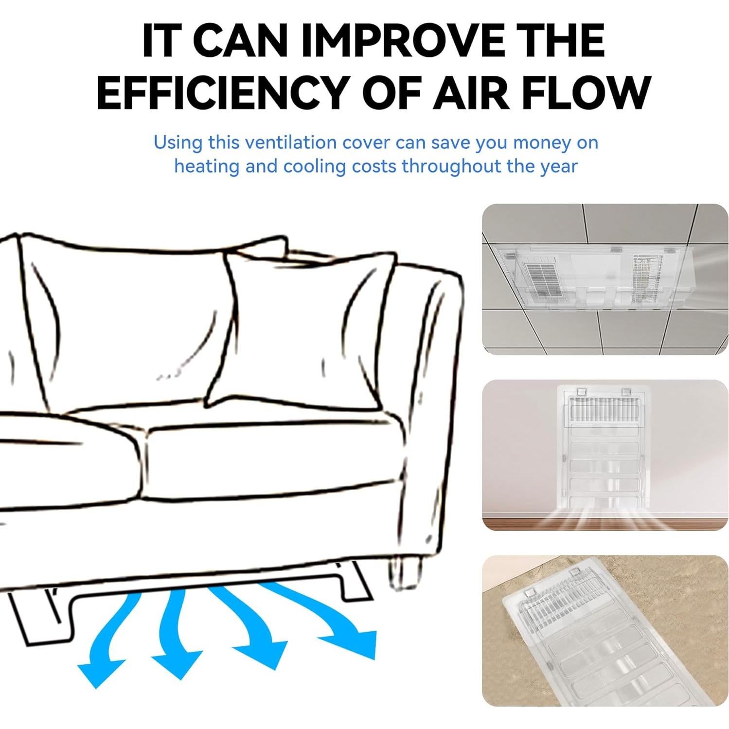 Extensor de Ventilación Magnético RXSIAT 22.86 cm Ajustable