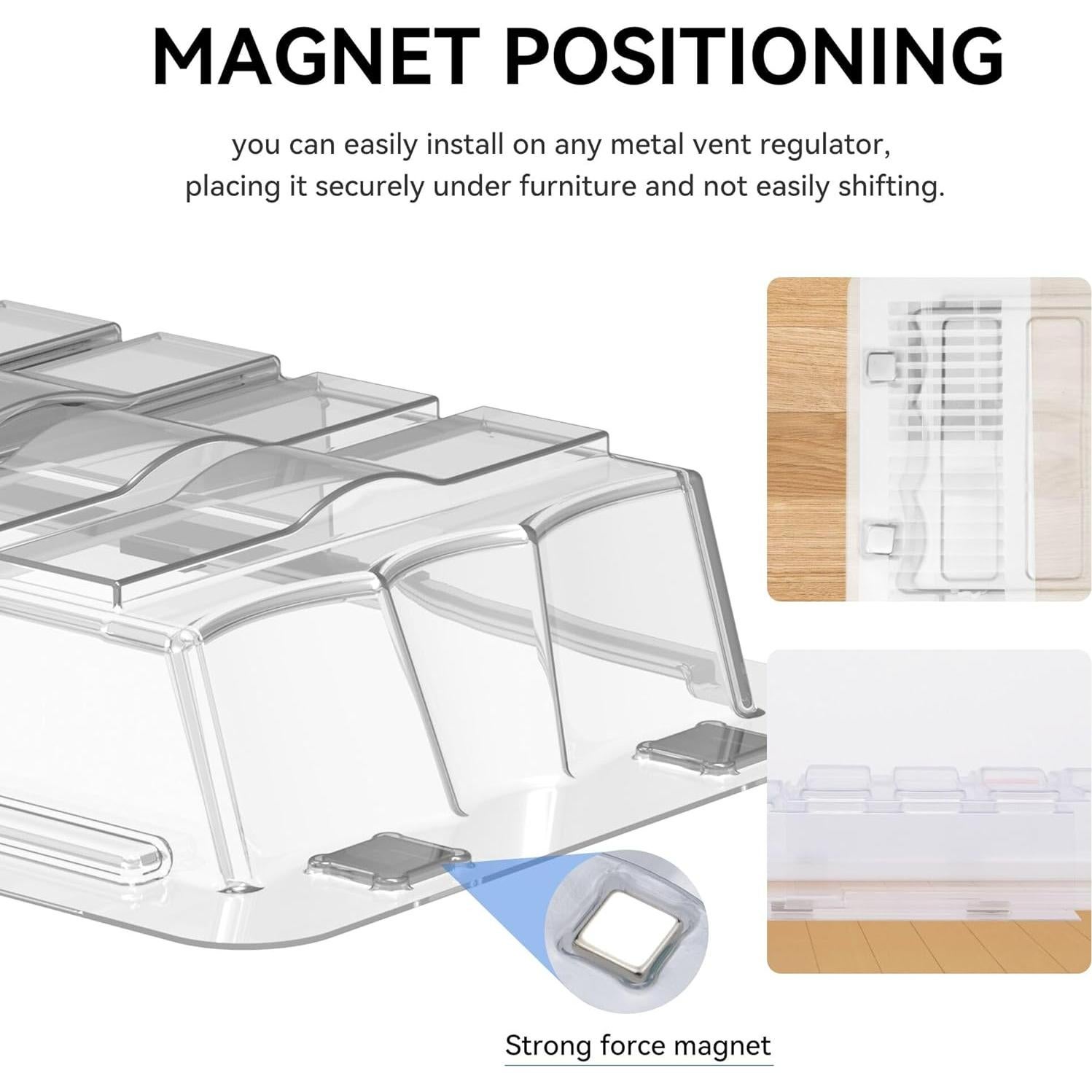 Extensor de Ventilación Magnético RXSIAT 22.86 cm Ajustable