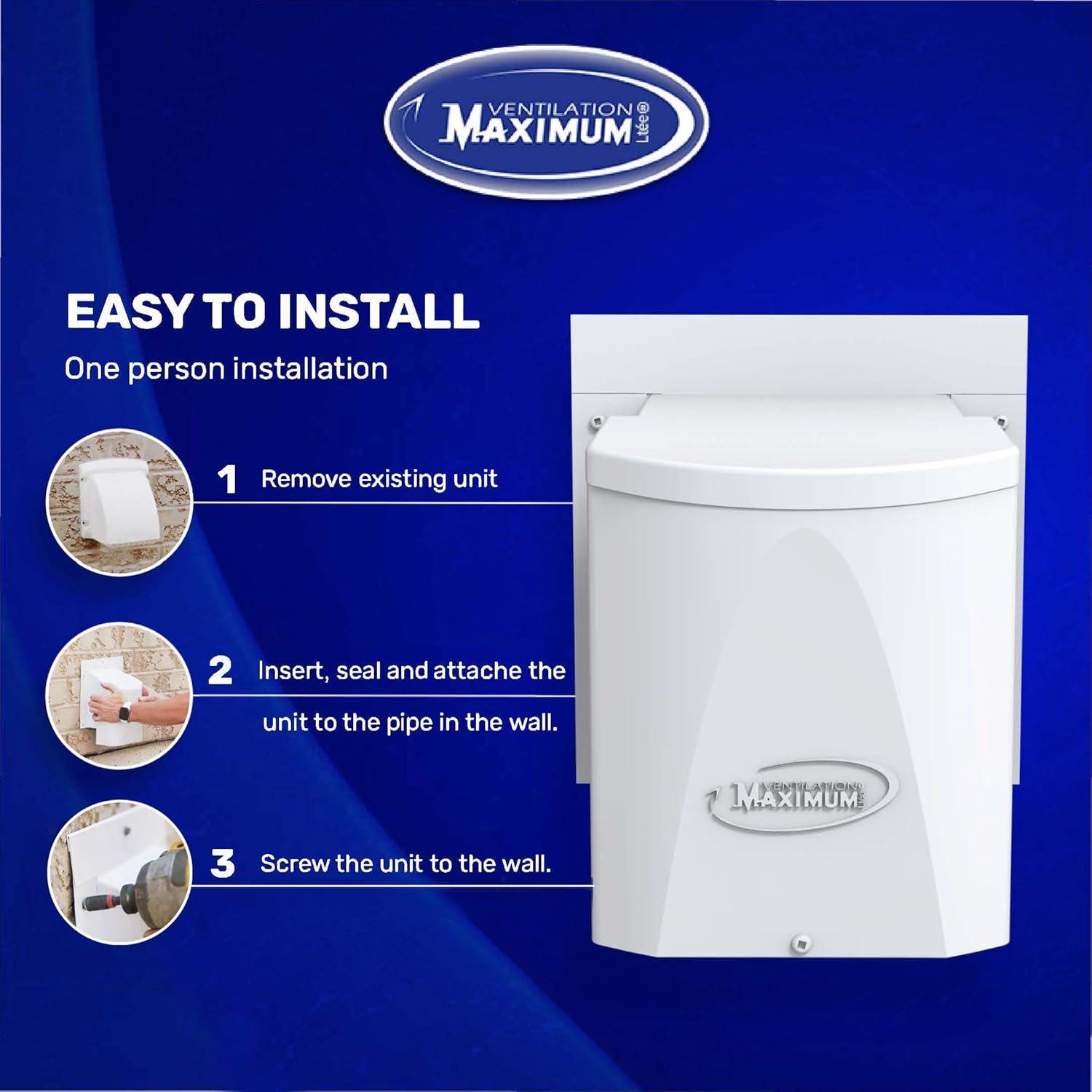 Cubierta de Ventilación Exterior MAXIMUM 4" Ahorro Energético