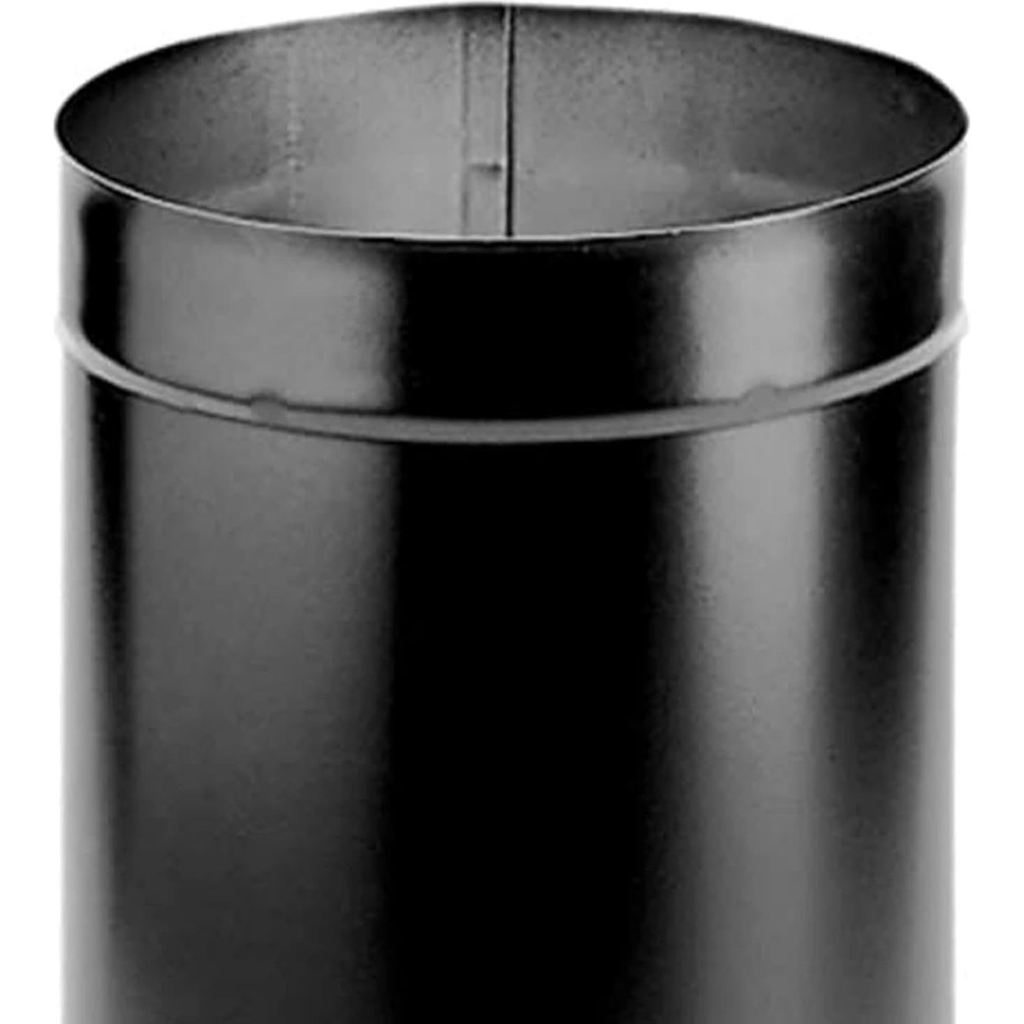Conector de Tubería Chimenea DuraVent 6" Negro Ajustable 12"