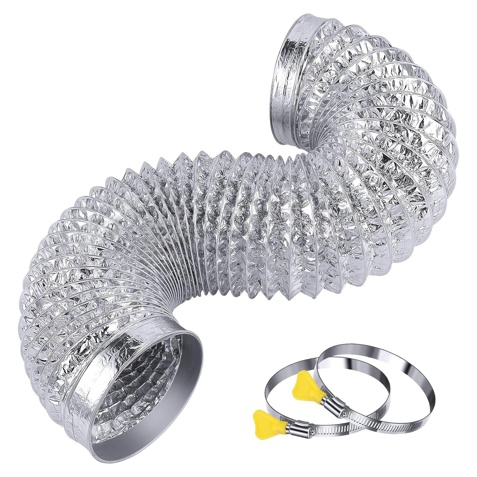 Manguera de Ventilación Flexible 4" Steelsoft 0.91m Aluminio