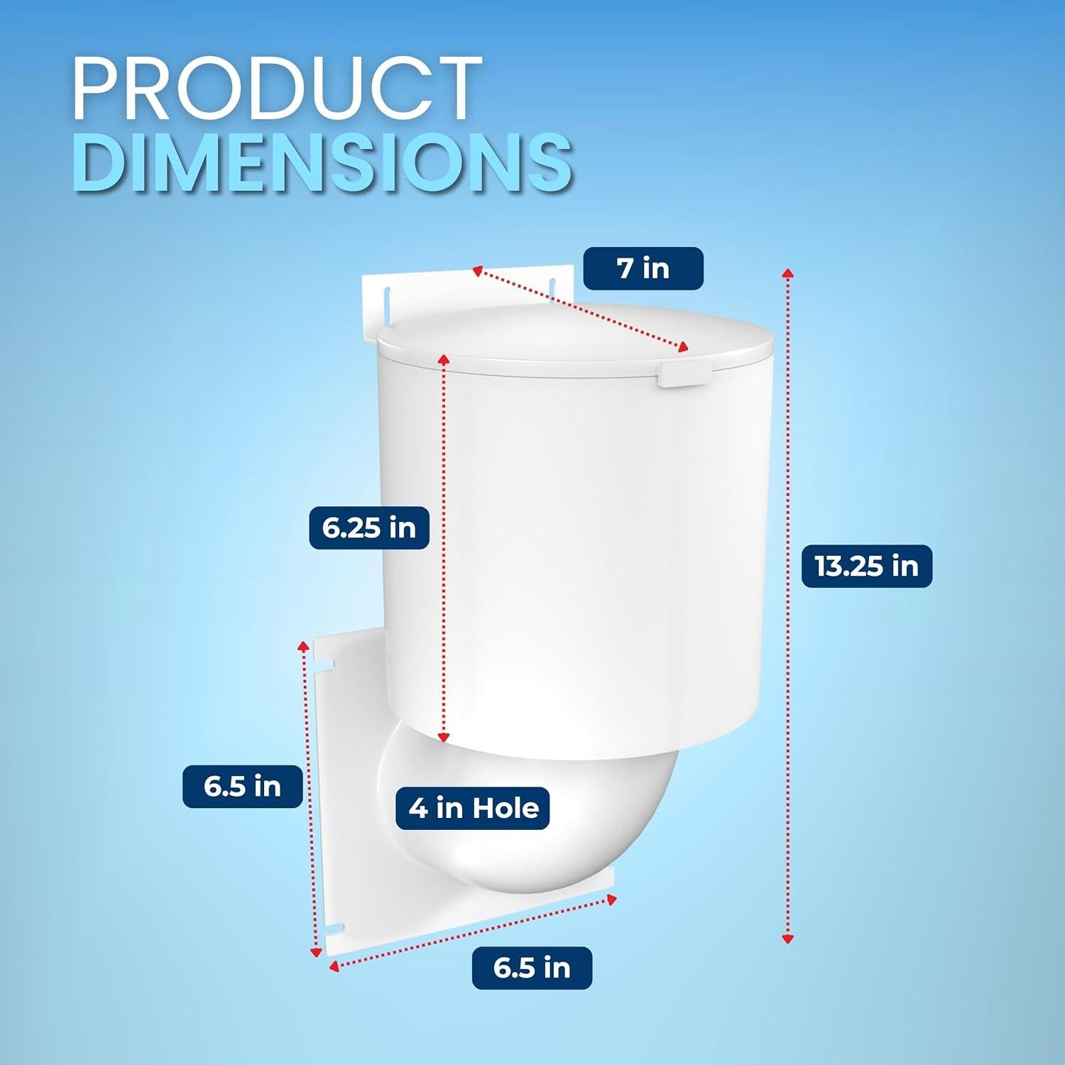 Cubierta de Ventilación de Secadora RAEFLOW 4" Blanco