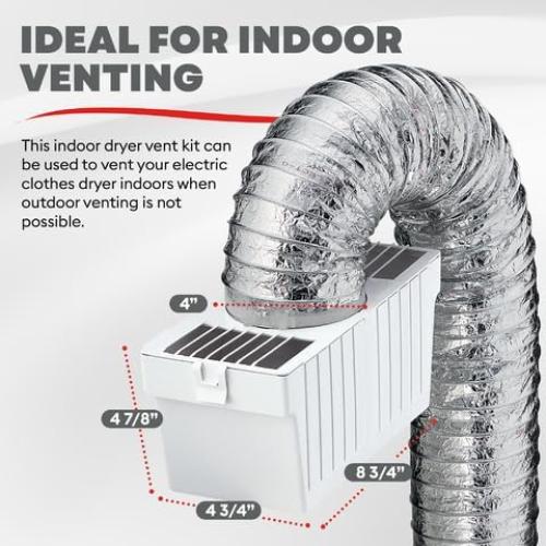 Kit de Trampa de Pelusa Deflecto LTF para Secadora Eléctrica