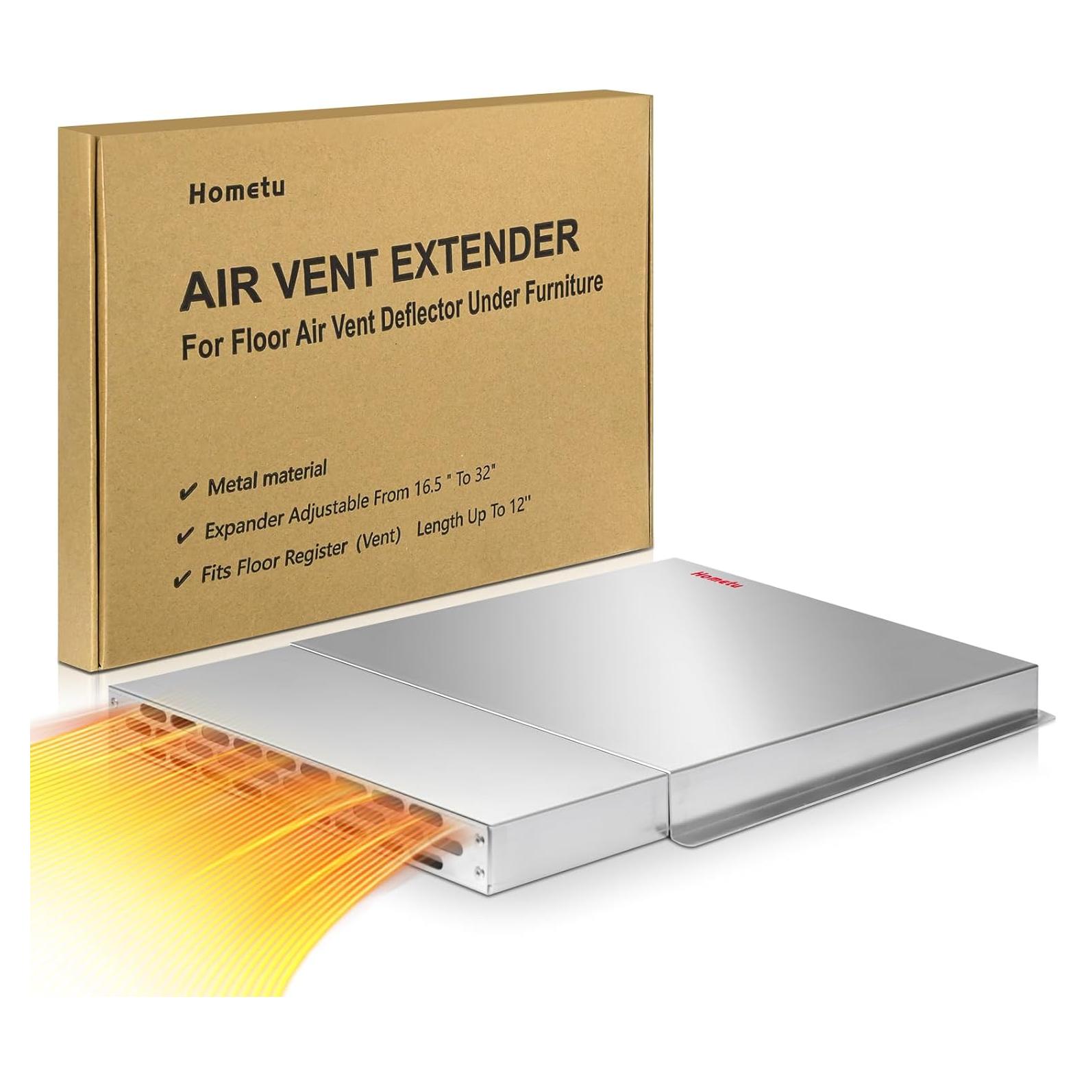Extensor de Ventilación Hometu 32x12 cm Ajustable Aluminio