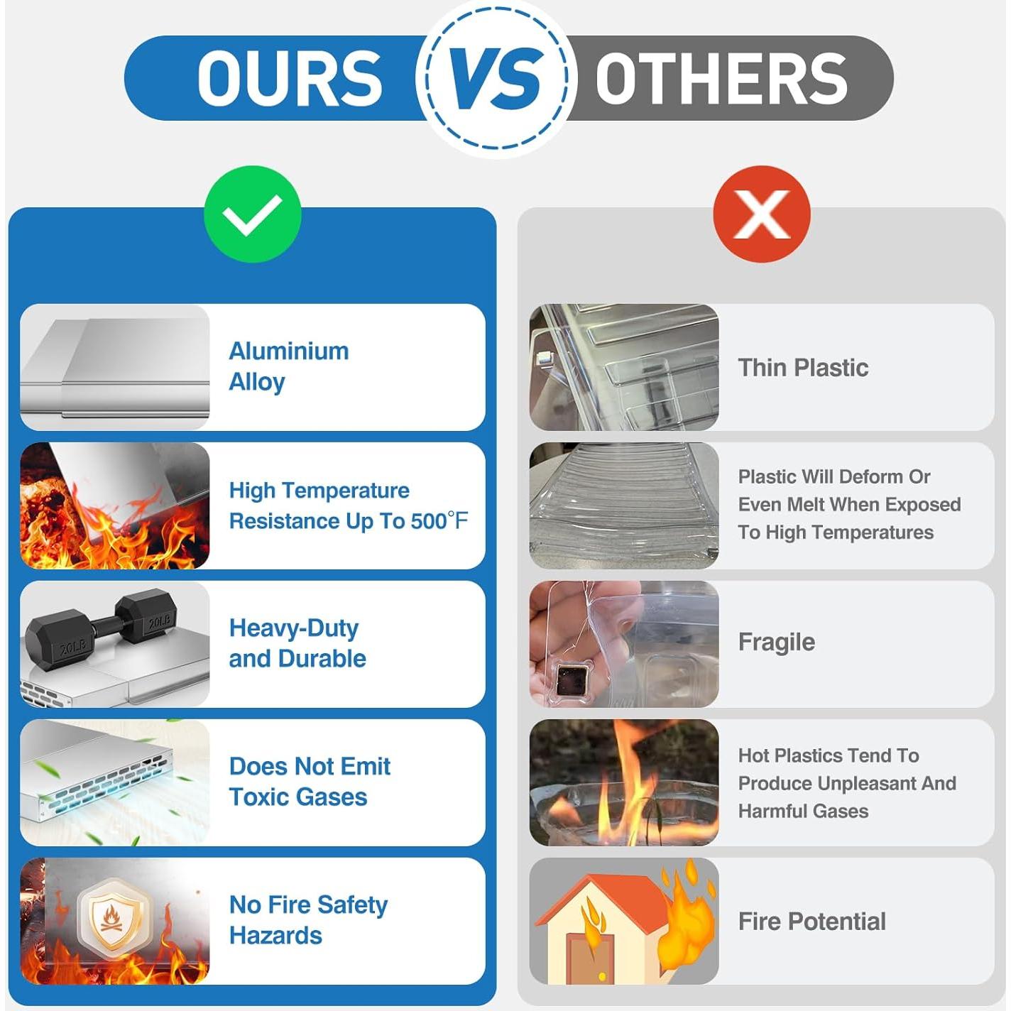 Extensor de Ventilación Hometu 32x12 cm Ajustable Aluminio