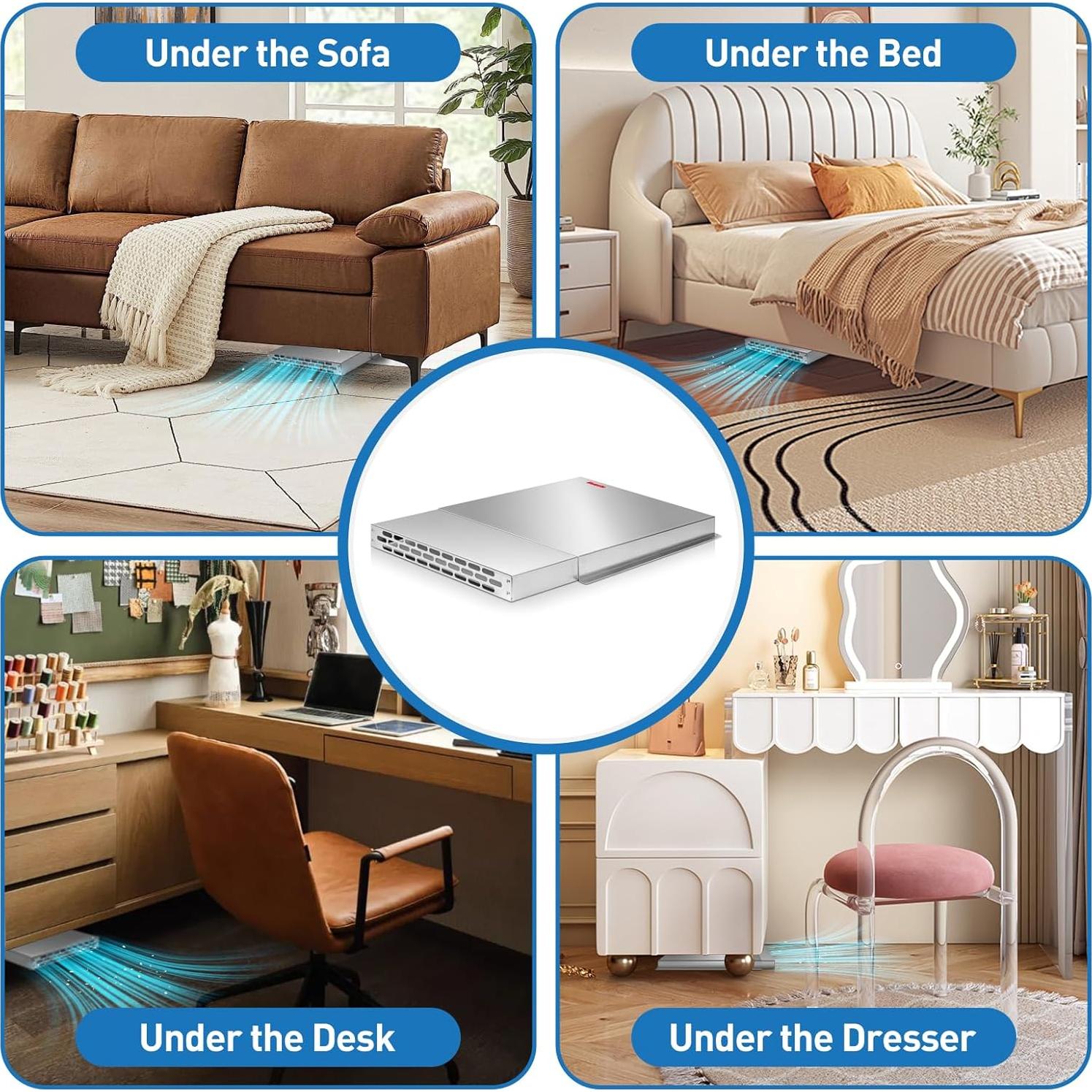 Extensor de Ventilación Hometu 32x12 cm Ajustable Aluminio