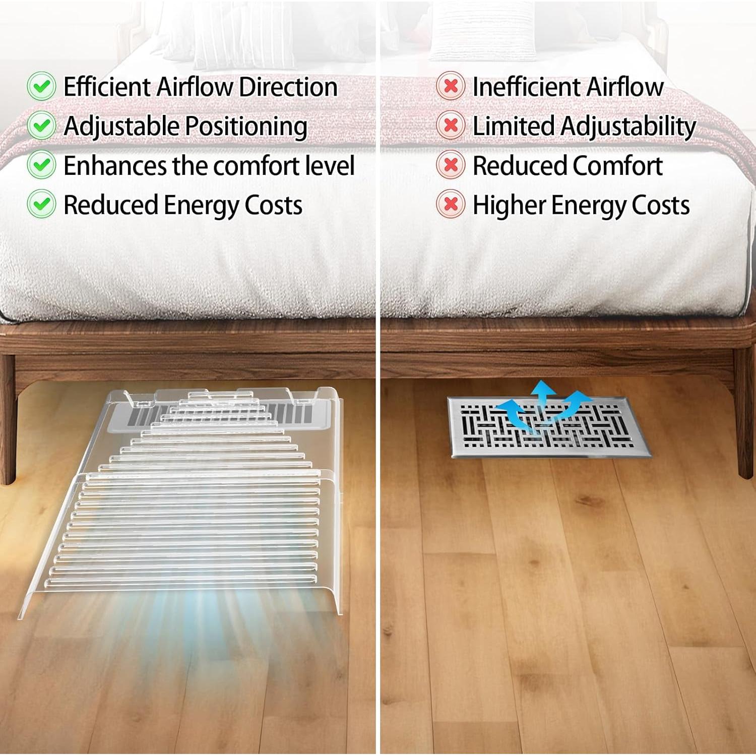 Extensor de Ventilación de Aire BYEWIRE 2 Paquete Ajustable