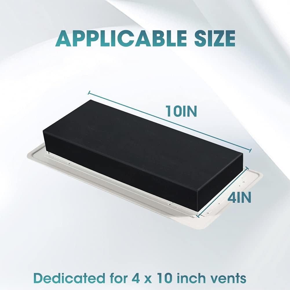 Cubierta de Ventilación de Goma Buzzlett 10x25.4 cm 4-Pack