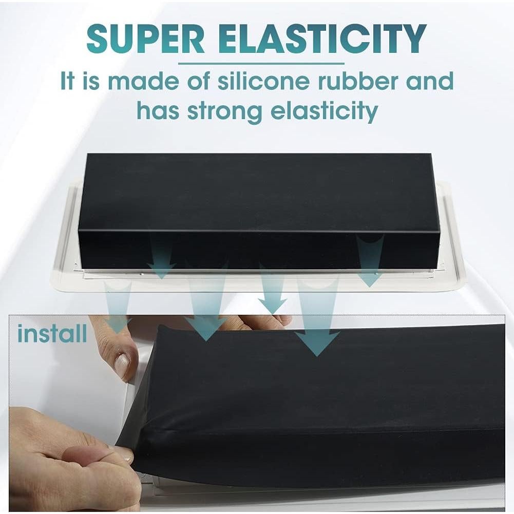 Cubierta de Ventilación de Goma Buzzlett 10x25.4 cm 4-Pack