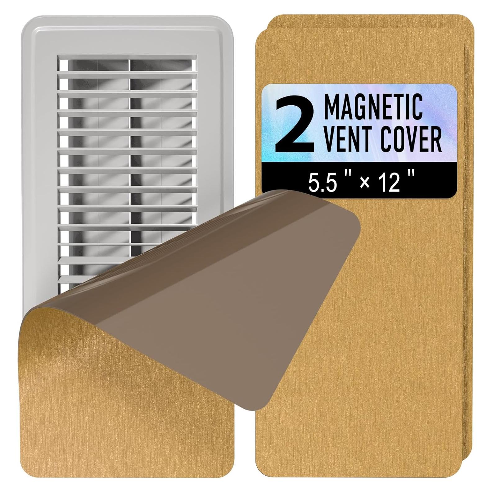 Paquete de 2 Cubiertas Magnéticas DENGYUE para Ventilación 14x30 cm