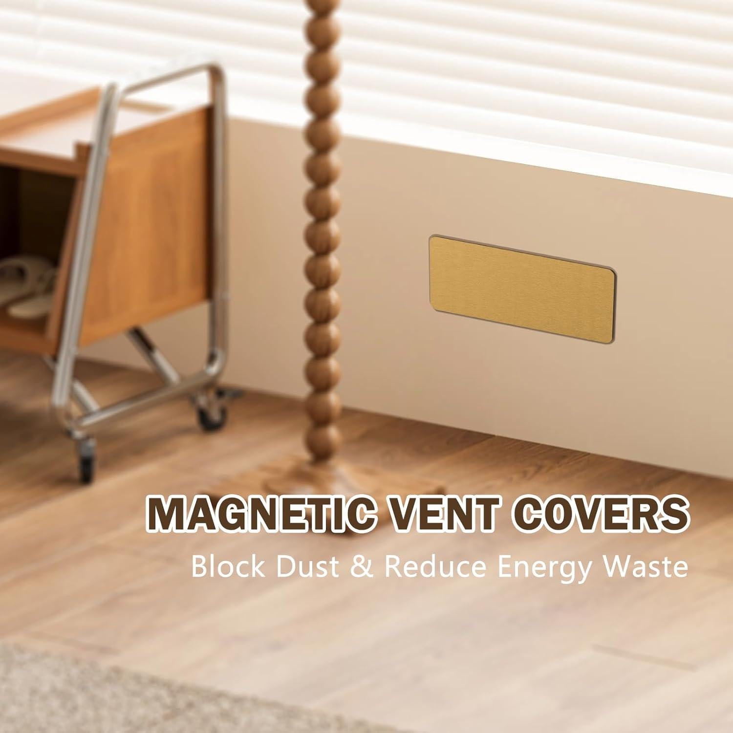 Paquete de 2 Cubiertas Magnéticas DENGYUE para Ventilación 14x30 cm