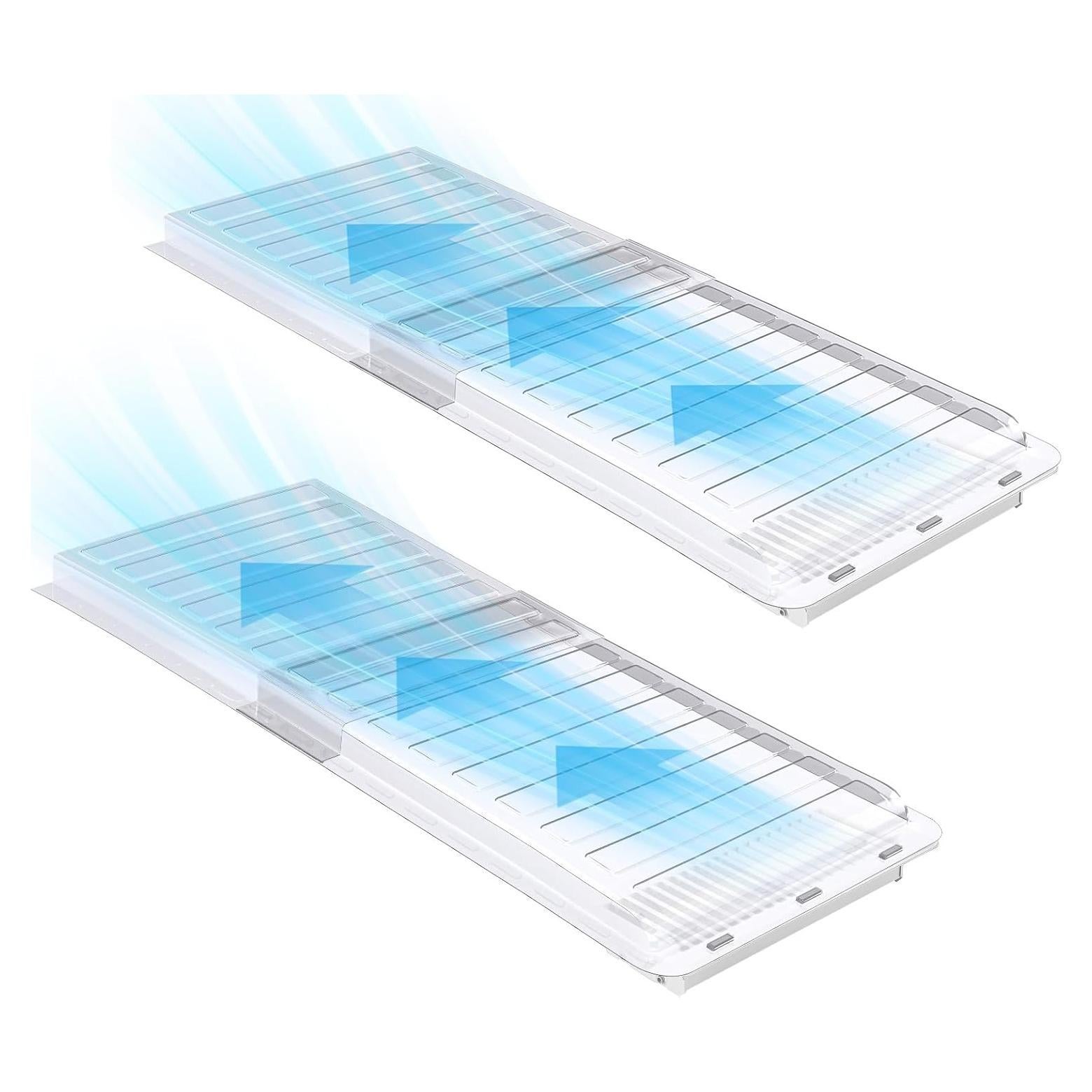 Extensor Magnético de Ventilación Touri 2 Pack 33 cm Ajustable