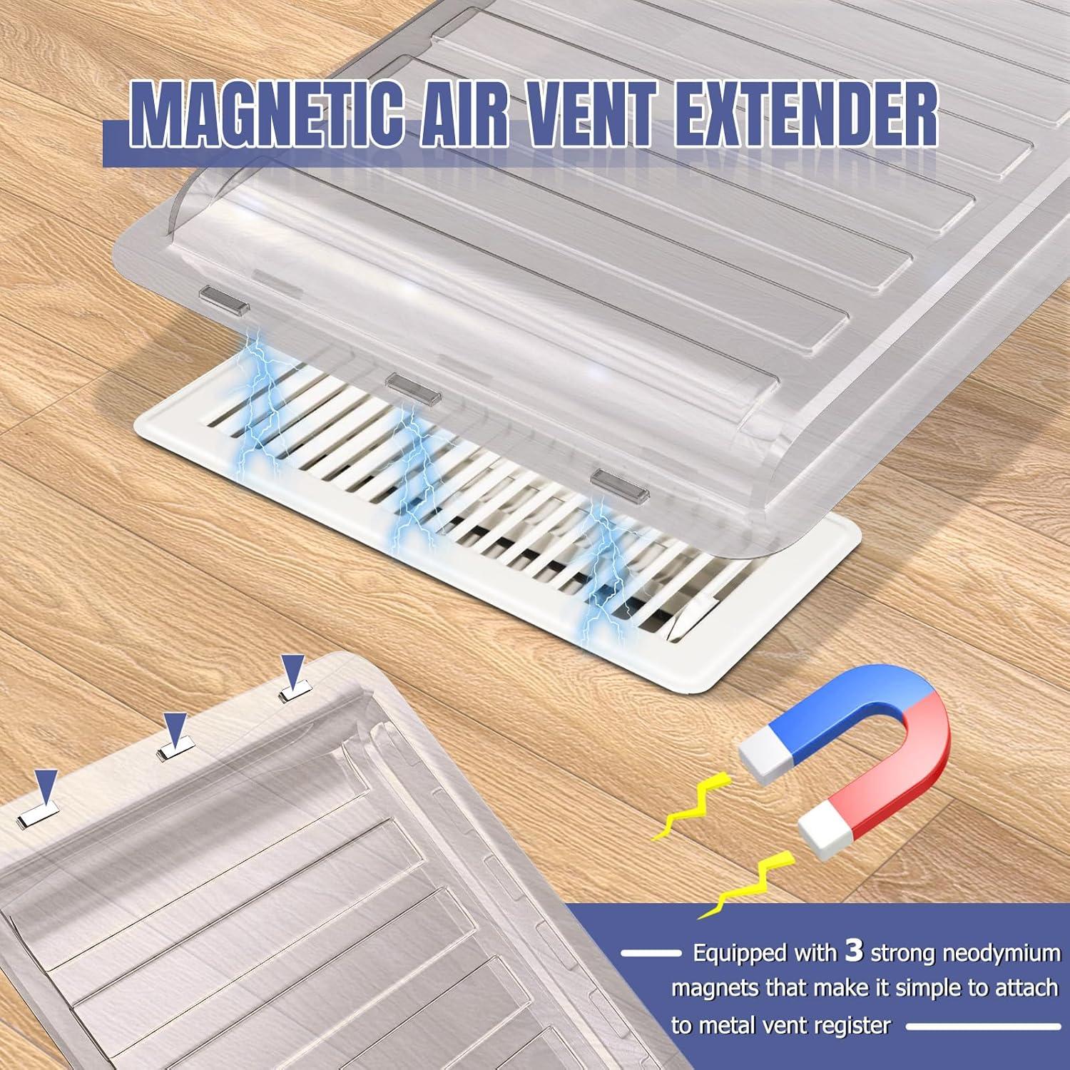 Extensor Magnético de Ventilación Touri 2 Pack 33 cm Ajustable