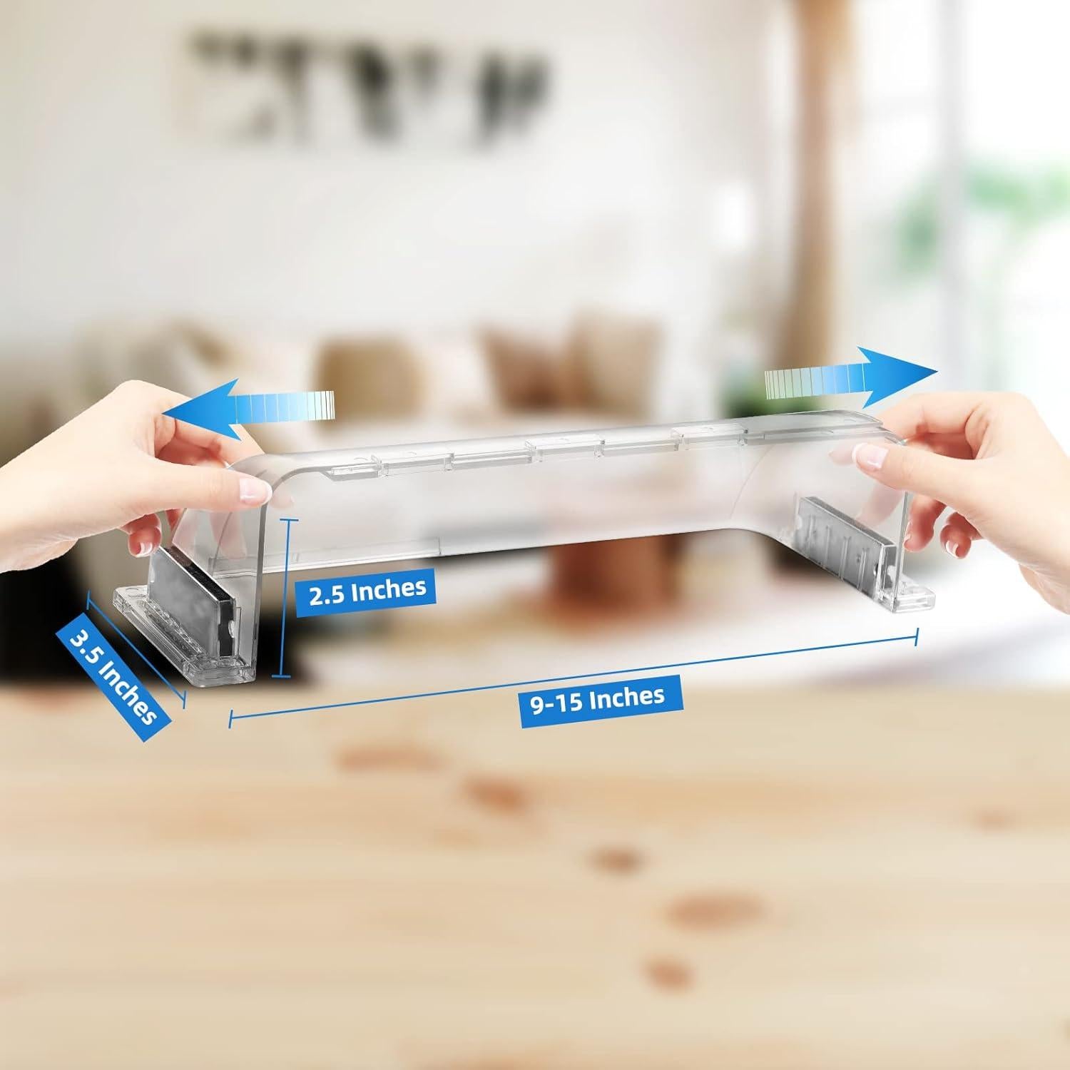 Paquete de 4 Deflectores de Aire Ajustables Wea&Hea 22.86-38.1 cm