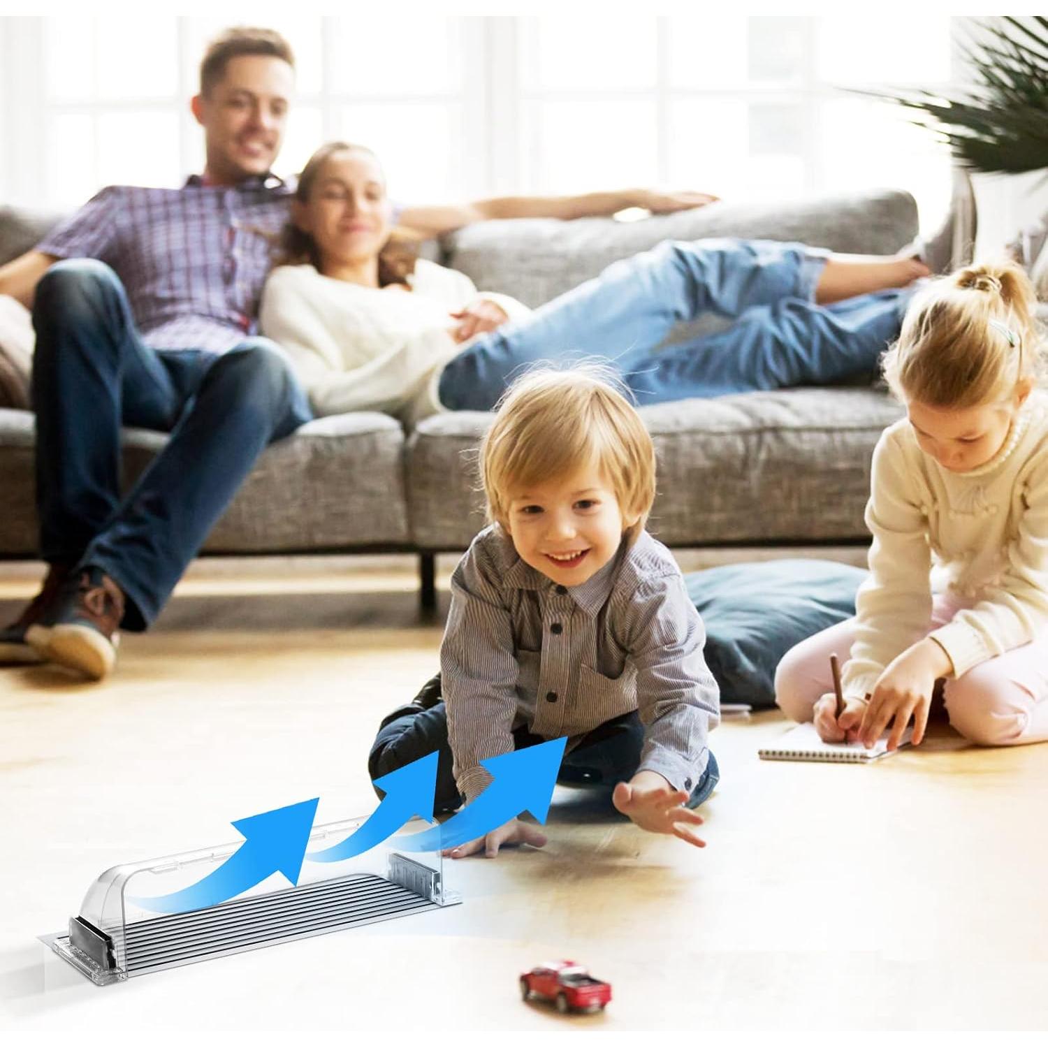 Paquete de 4 Deflectores de Aire Ajustables Wea&Hea 22.86-38.1 cm