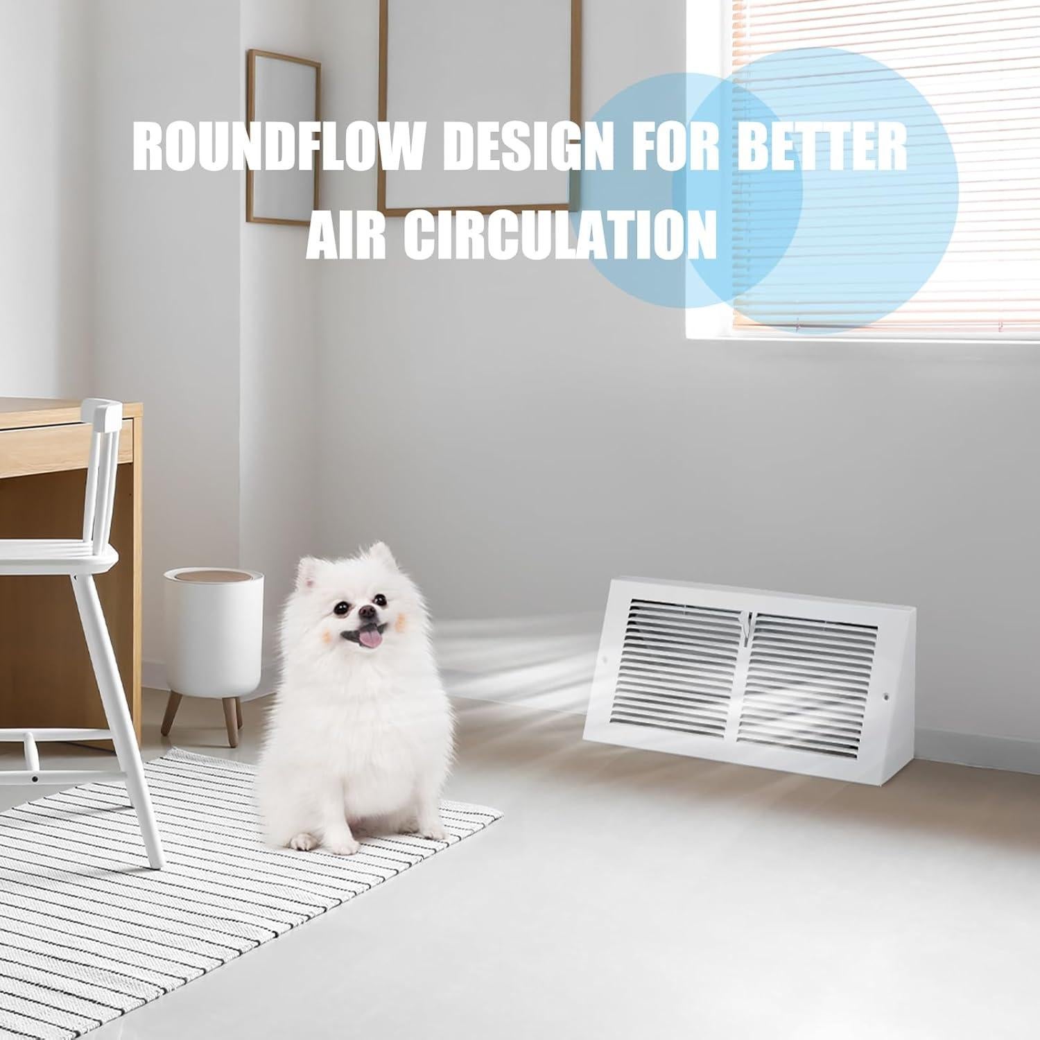 Cubiertas de Ventilación de Zócalo Yaocom 35.56x15.24cm - 2 Pcs