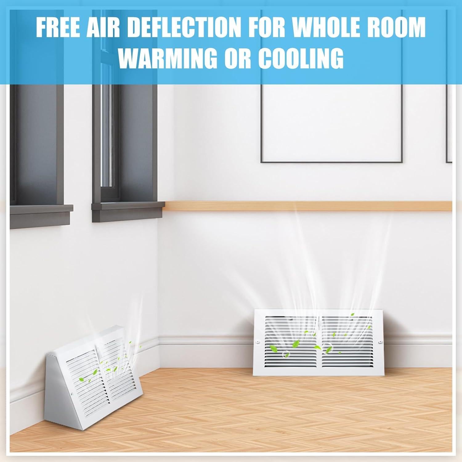 Cubiertas de Ventilación de Zócalo Yaocom 35.56x15.24cm - 2 Pcs